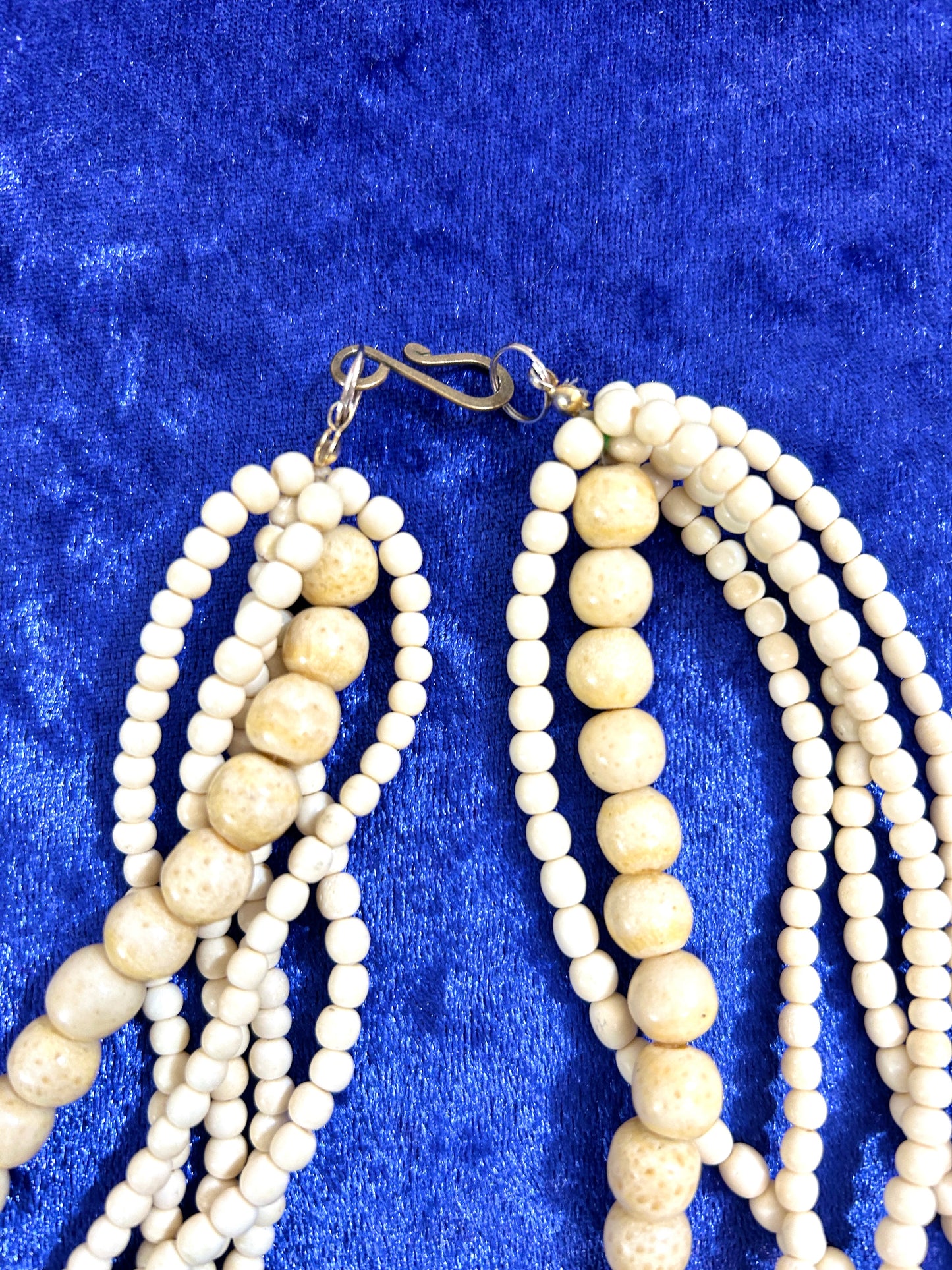 Vintage beaded necklace [I30340]