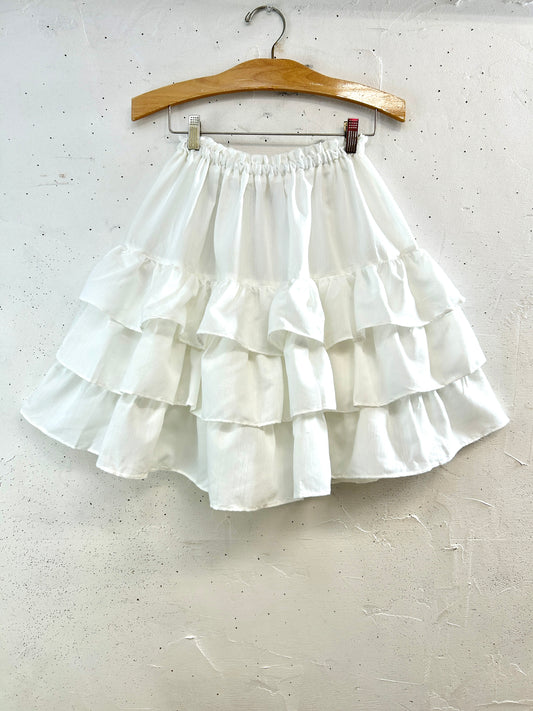 Vintage Tiered Skirt  MADE IN ESPANA [E32329]