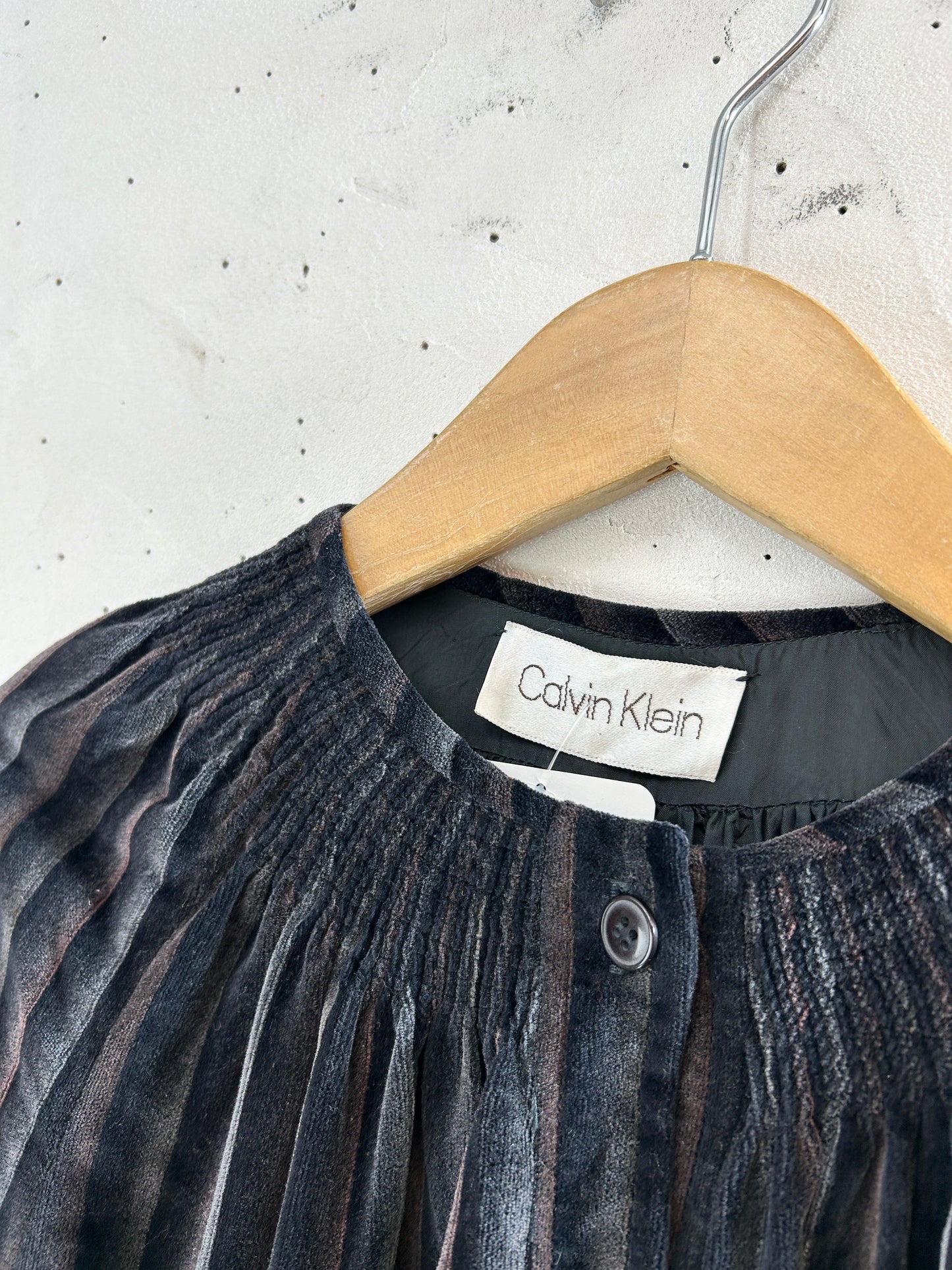 Vintage Velour Jacket 〜Calvin Klein〜 [J30444]