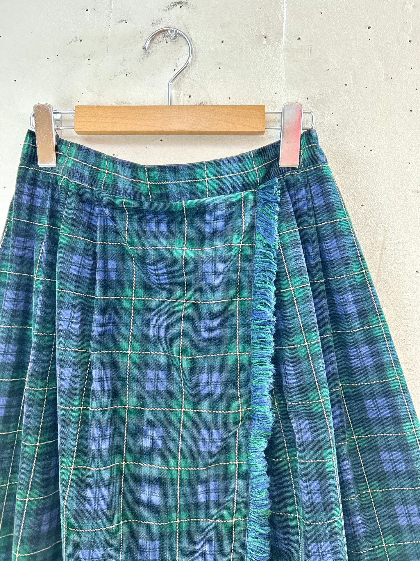 Vintage Plaid Skirt 〜SUSAN BRISTOL〜MADE INCANADA  [J30436]