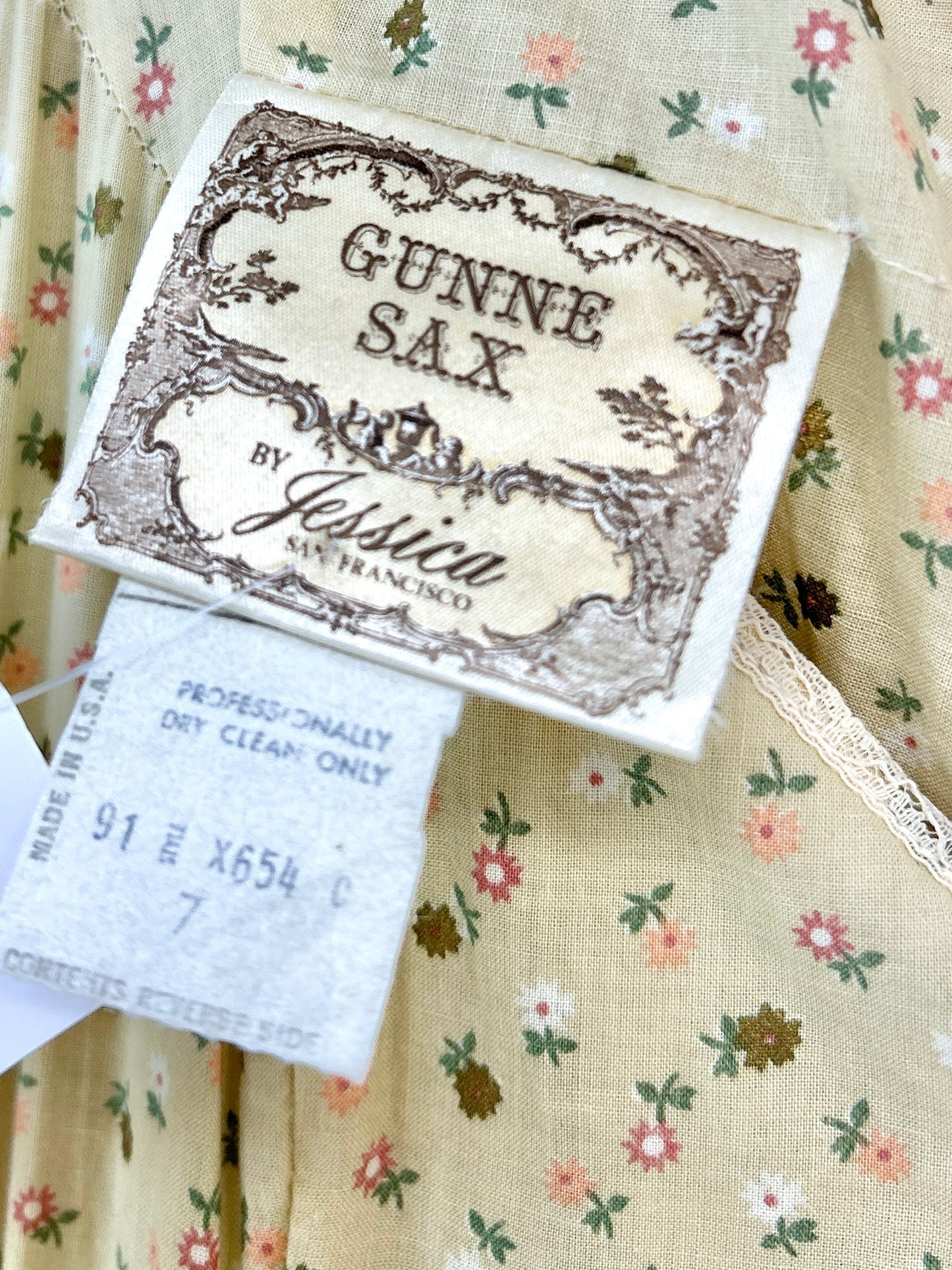 ’70s Vintage Dress〜GUNNE SAX〜[B31618]