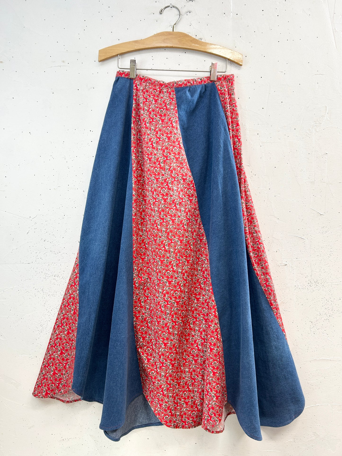 Vintage Escargot Patchwork Skirt [C31739]