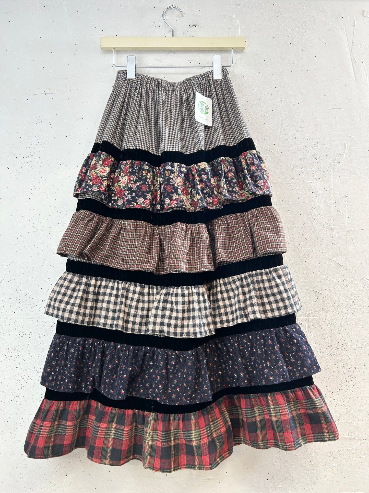 Vintage Tiered Skirt [I33714]