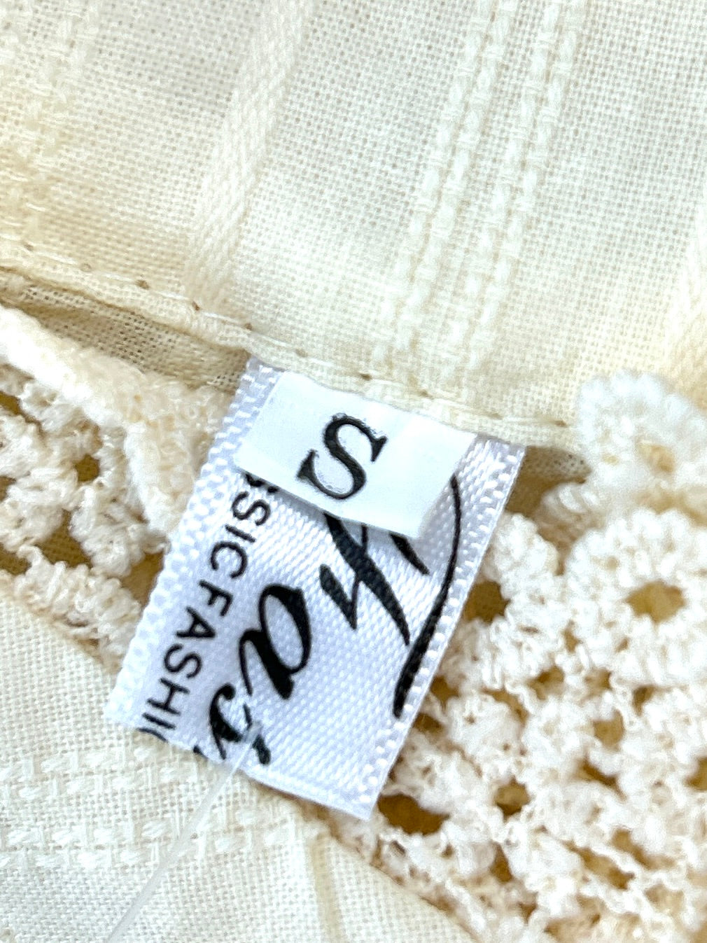 Vintage White Blouse [J30658］