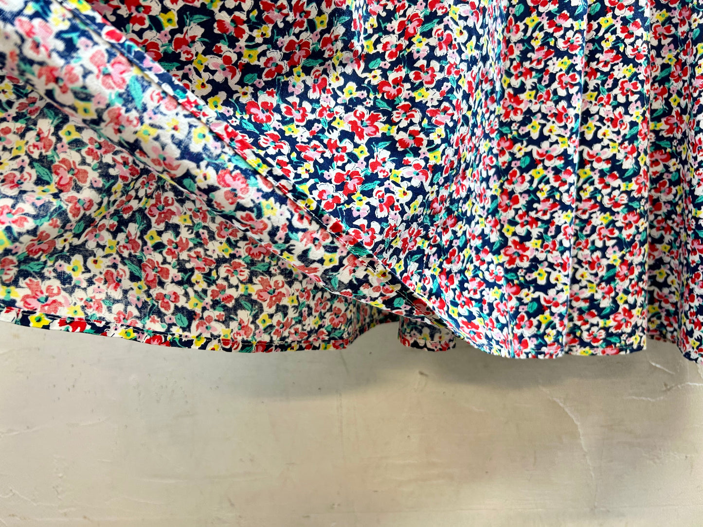 '80s Big Collar  Dress MADE IN USA [G30813]