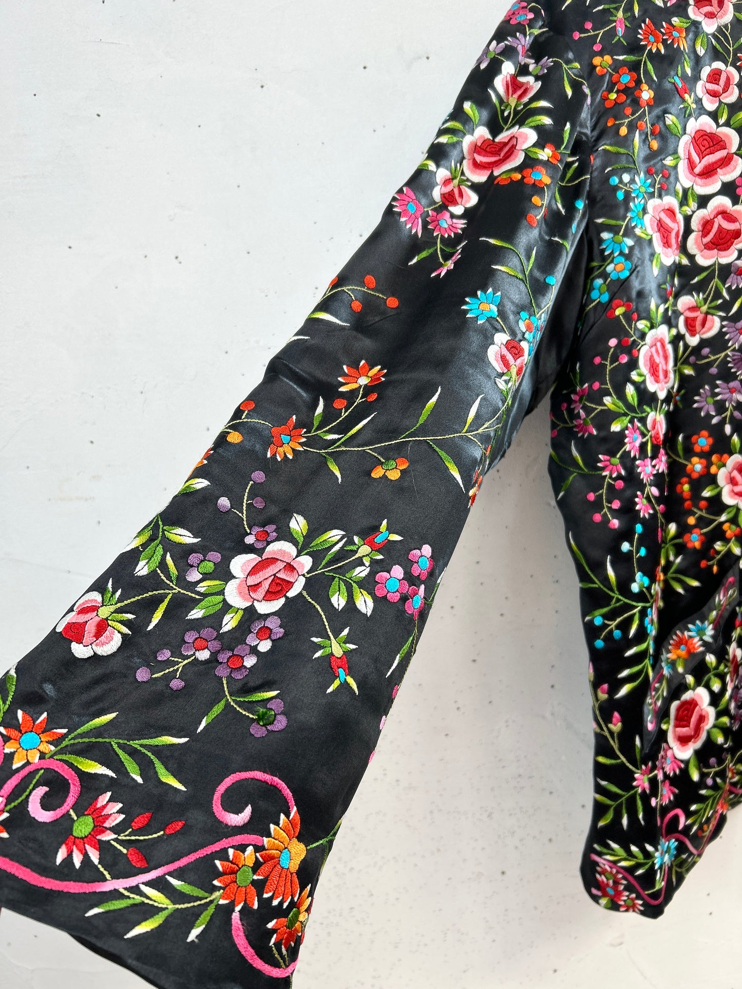Vintage Silk China Jacket 〜Plum Blossoms〜[A31210]