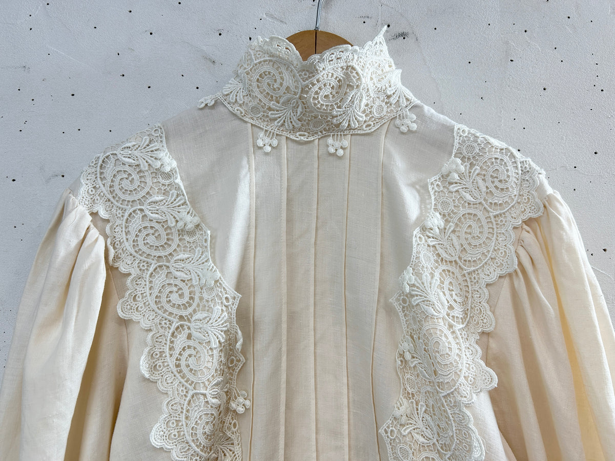 '80s Vintage Blouse 〜JESSICA Mcclintock〜 [I33910]