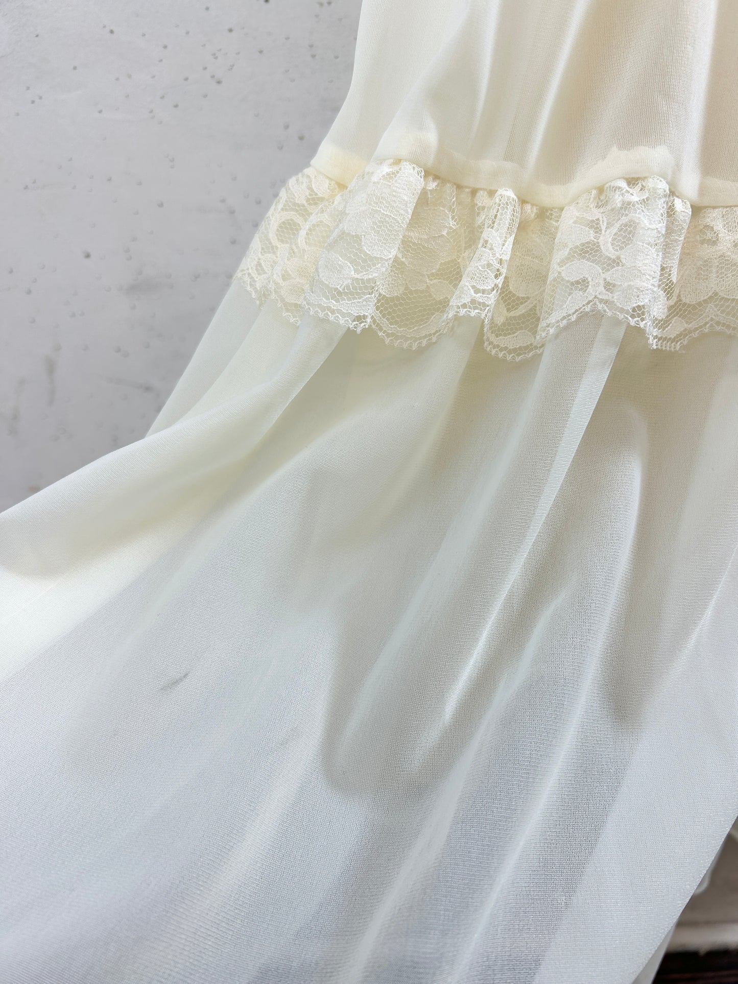 Vintage White Lace Dress [K30814]
