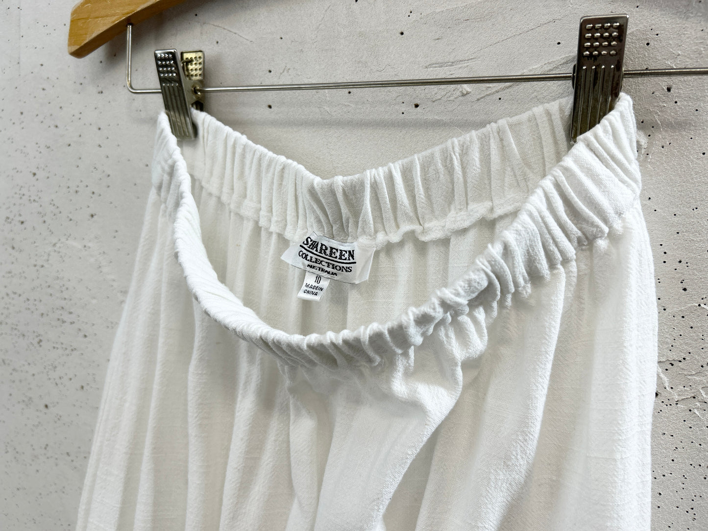 Vintage White Skirt [F32574]