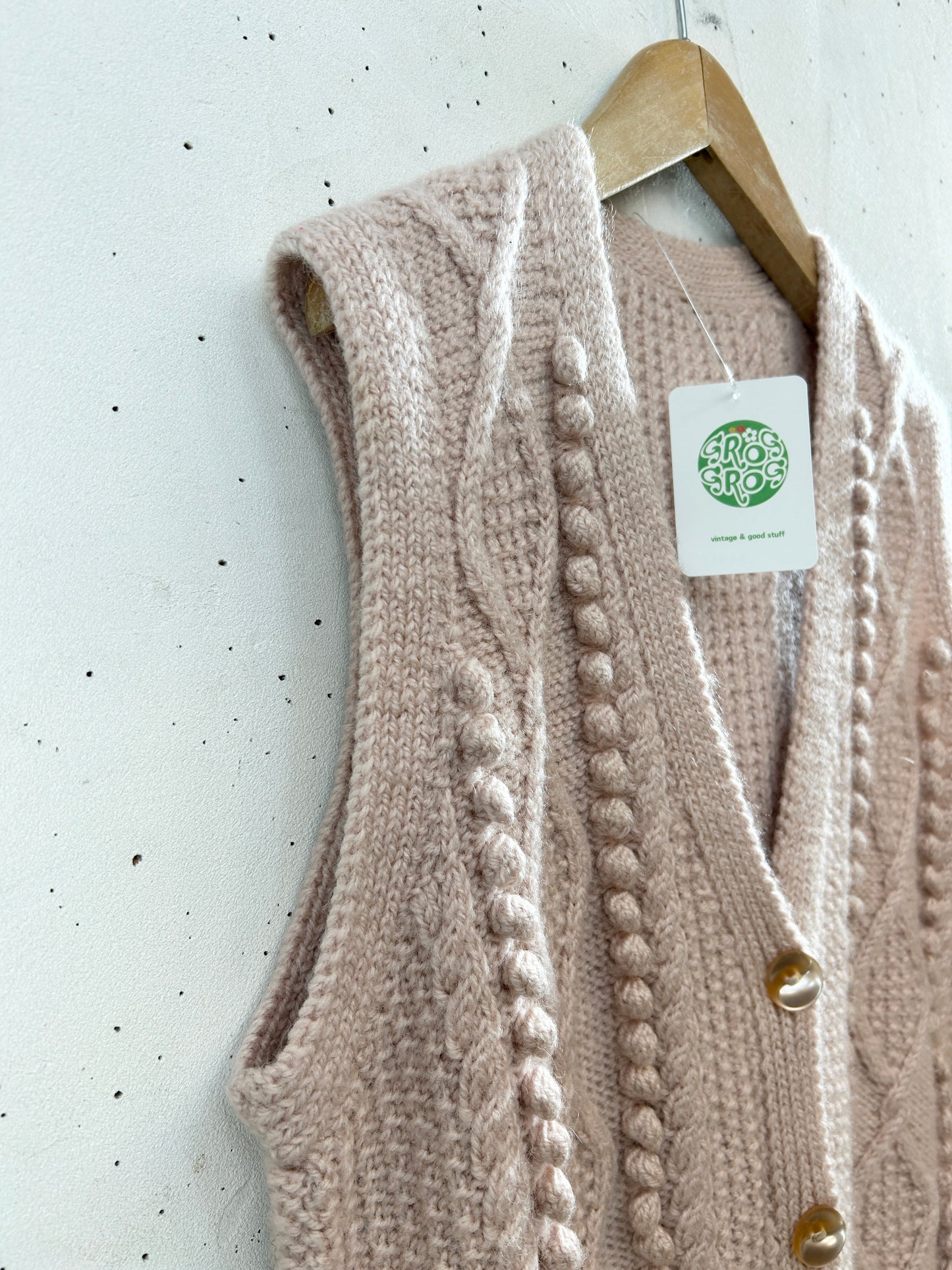 Vintage Knit Vest [K30920]