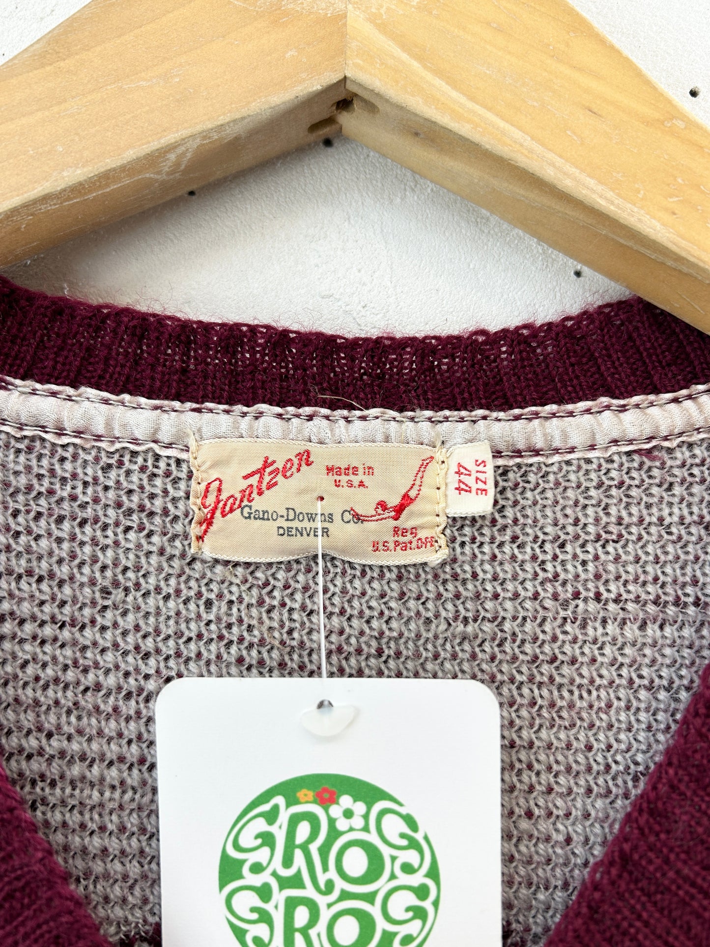 '50s Vintage Knit Sweater 〜jantzen〜 [K30703]