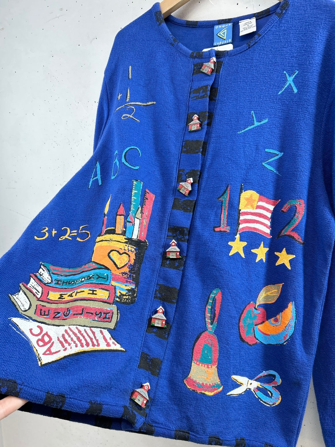 Vintage Cotton Knit Cardigan [D32153]