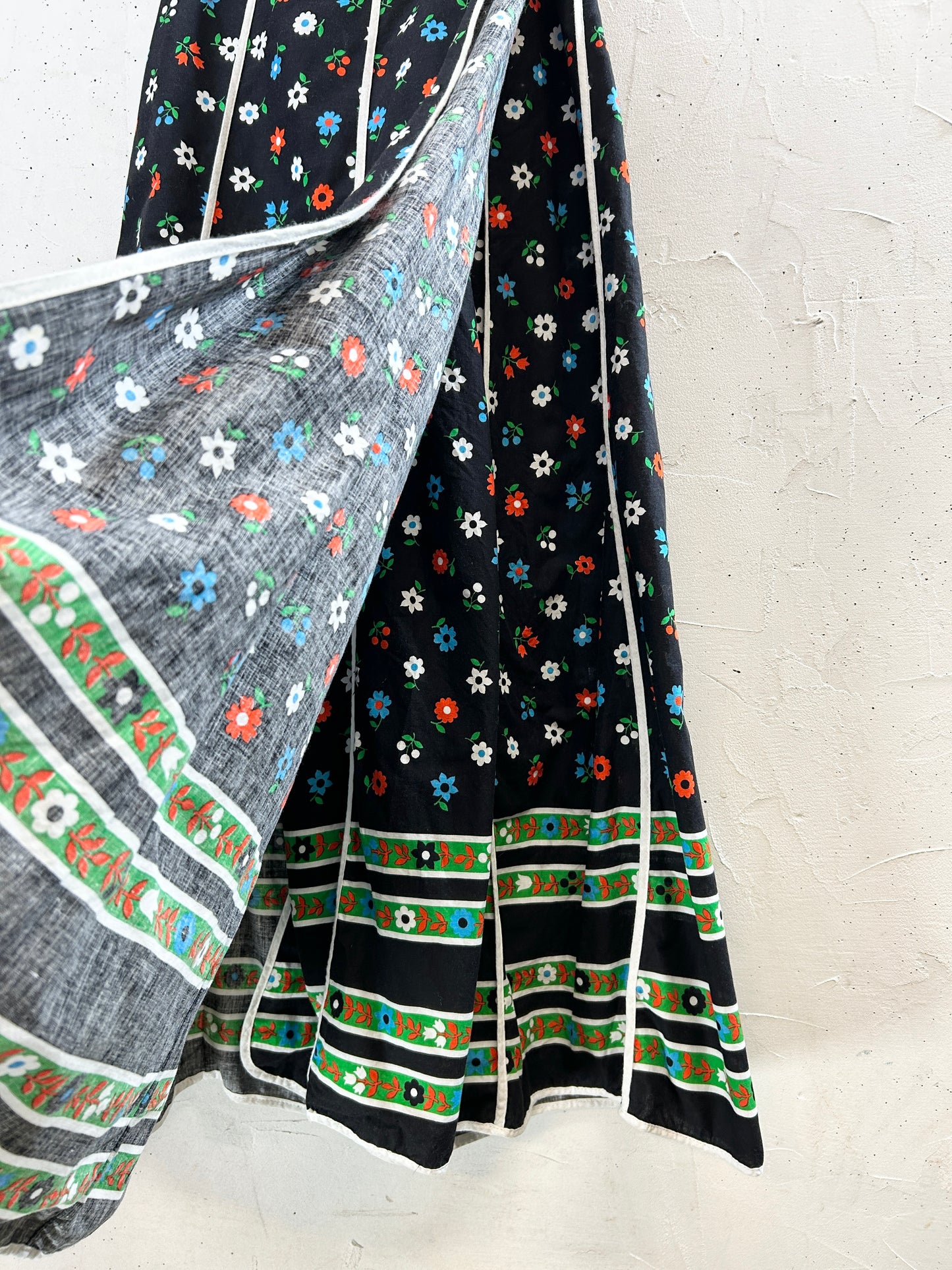 Vintage Wrap Skirt '70s [H30911]