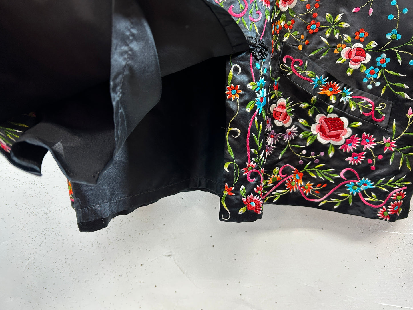 Vintage Silk China Jacket 〜Plum Blossoms〜[A31210]