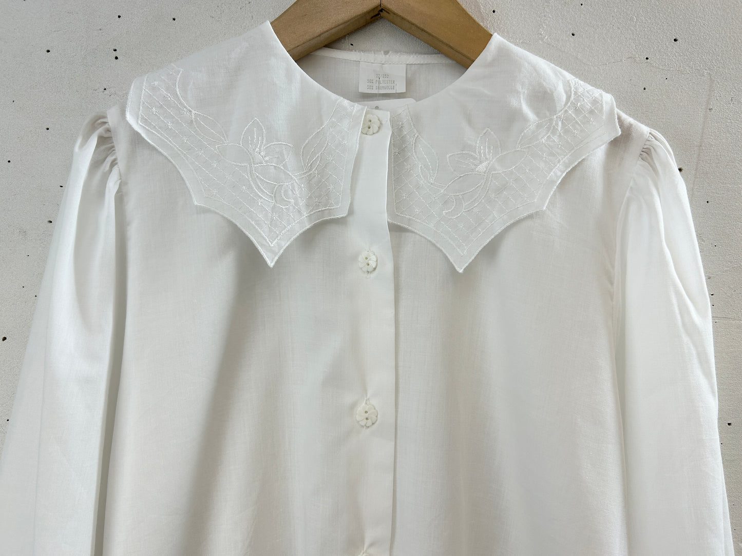 Vintage White Blouse [H30785]