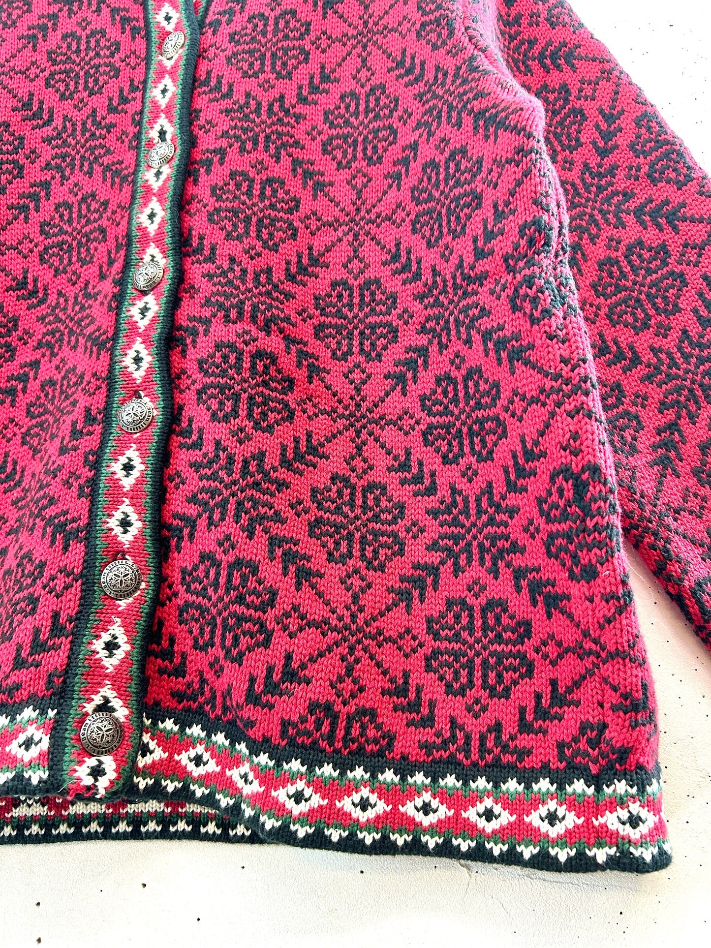 Nordic cotton Knit Cardigan 〜L.L.Bean〜 [I30337]