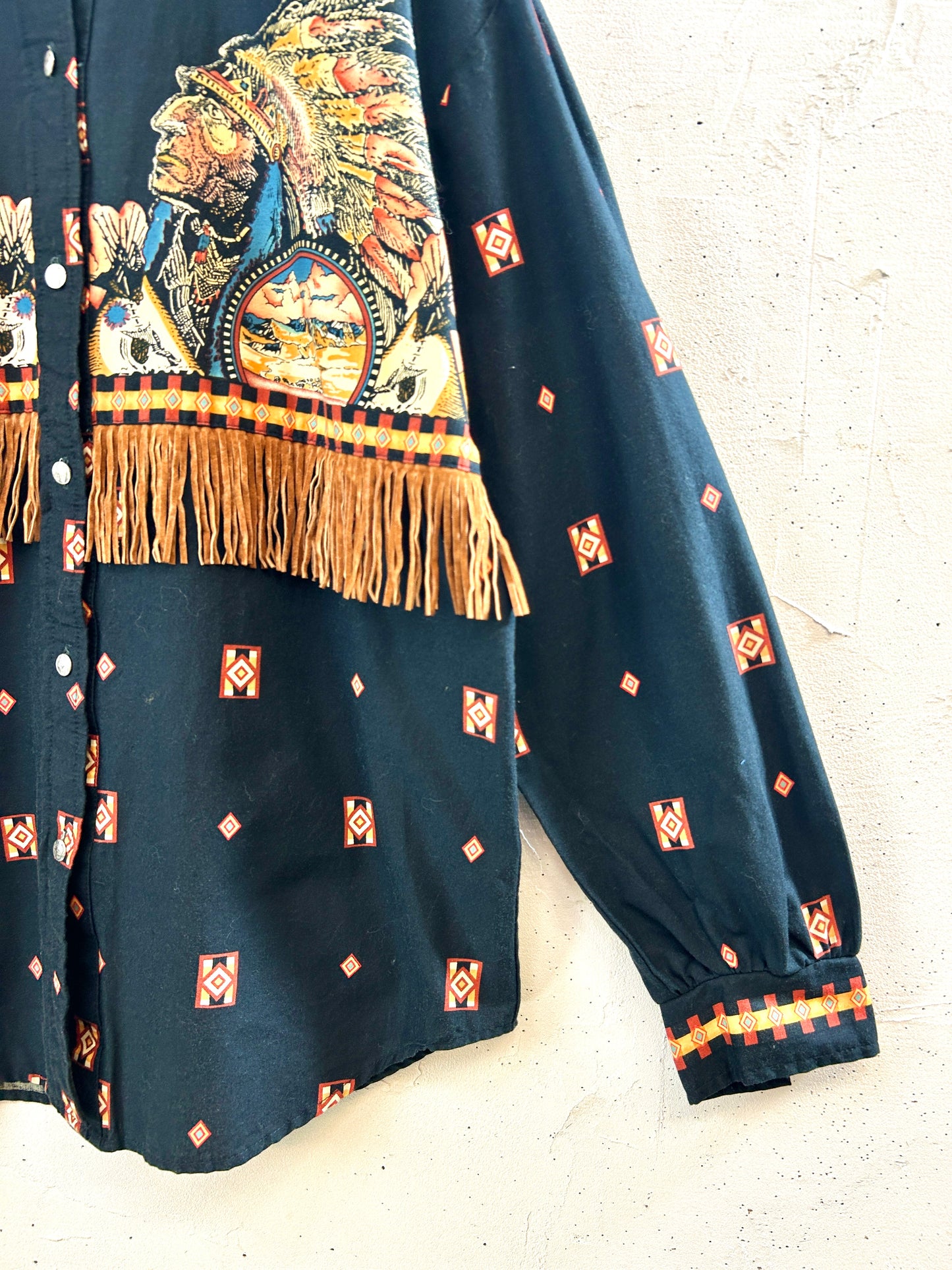 Vintage fringe Shirt [I30373]