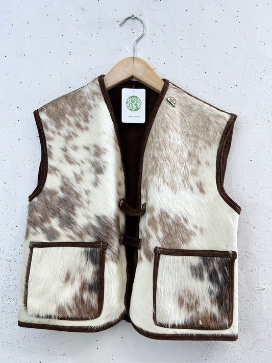 Vintage Leather Vest [I33942]