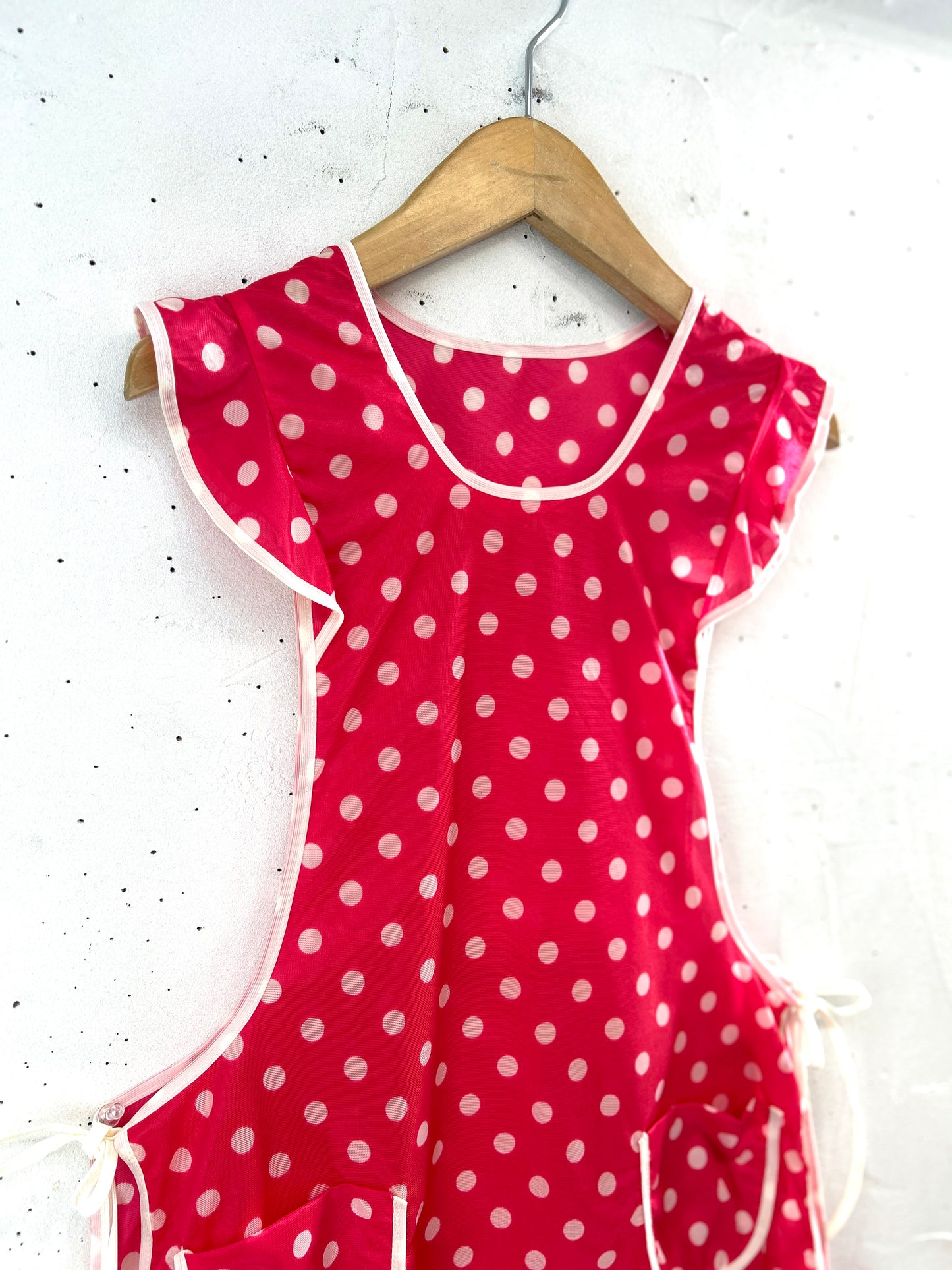 Vintage Dot Apron [A31406]