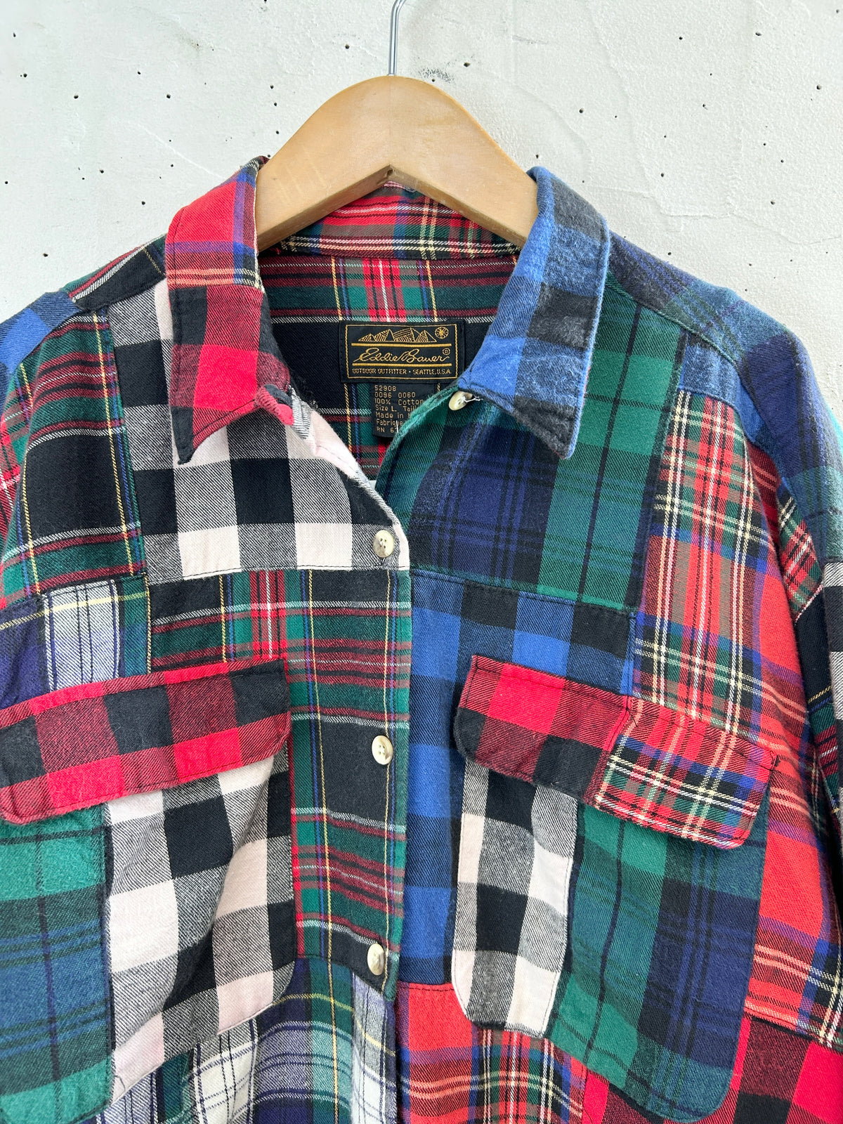 Vintage Check Shirt 〜Eddie Bauer〜 [J34266]