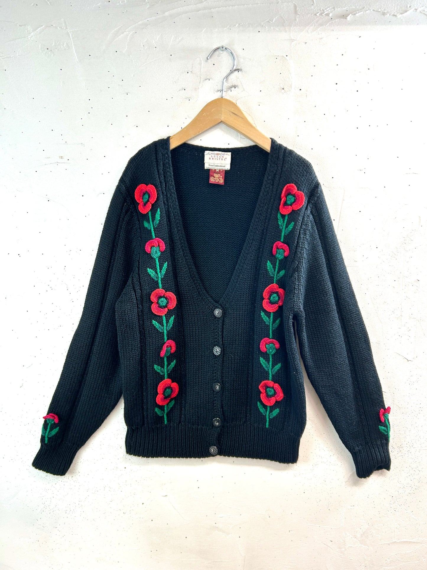 Vintage Hand Knit Cardigan [L31167]