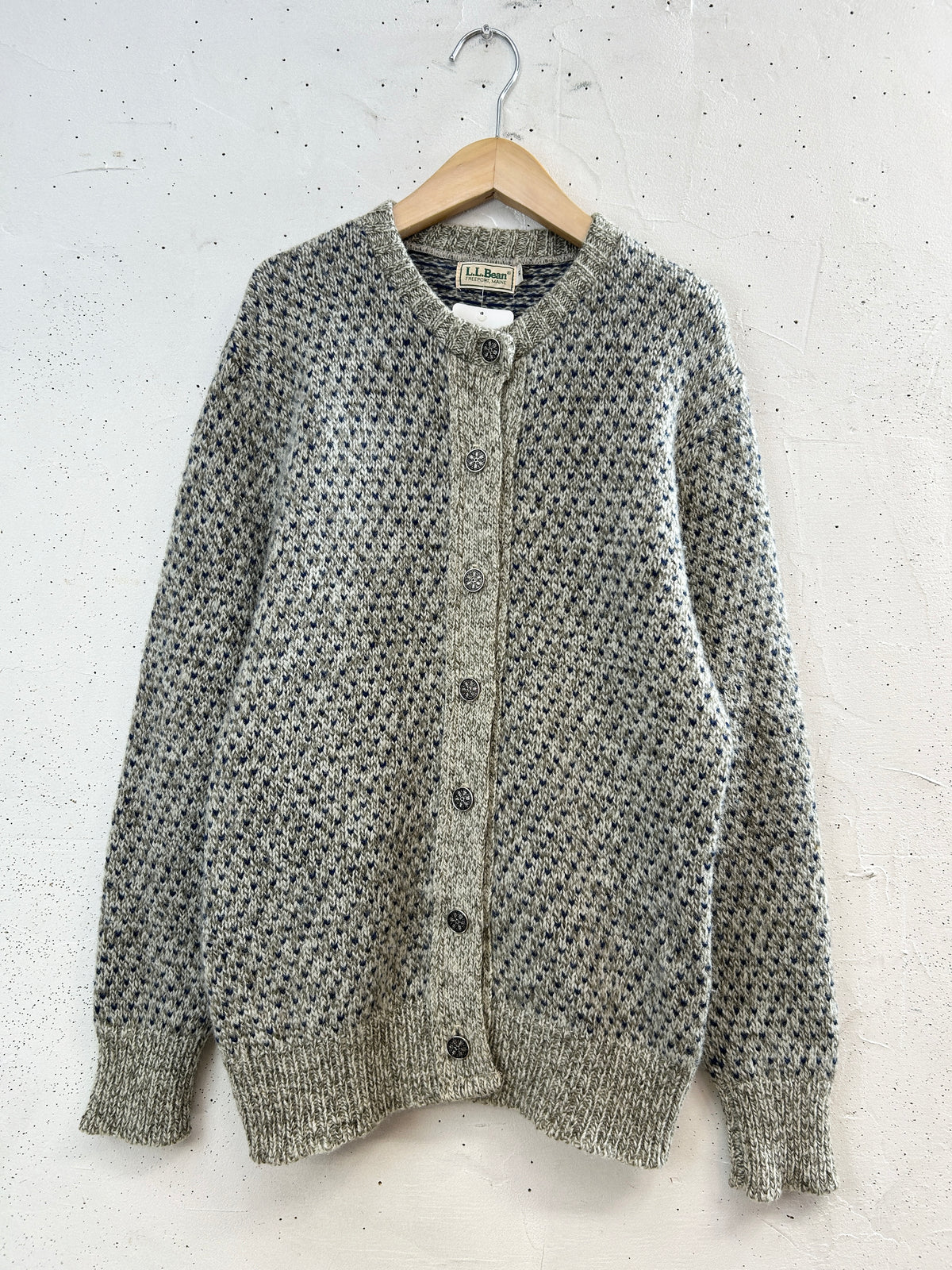 Vintage Knit Cardigan 〜L.L.Bean〜 [I34035]