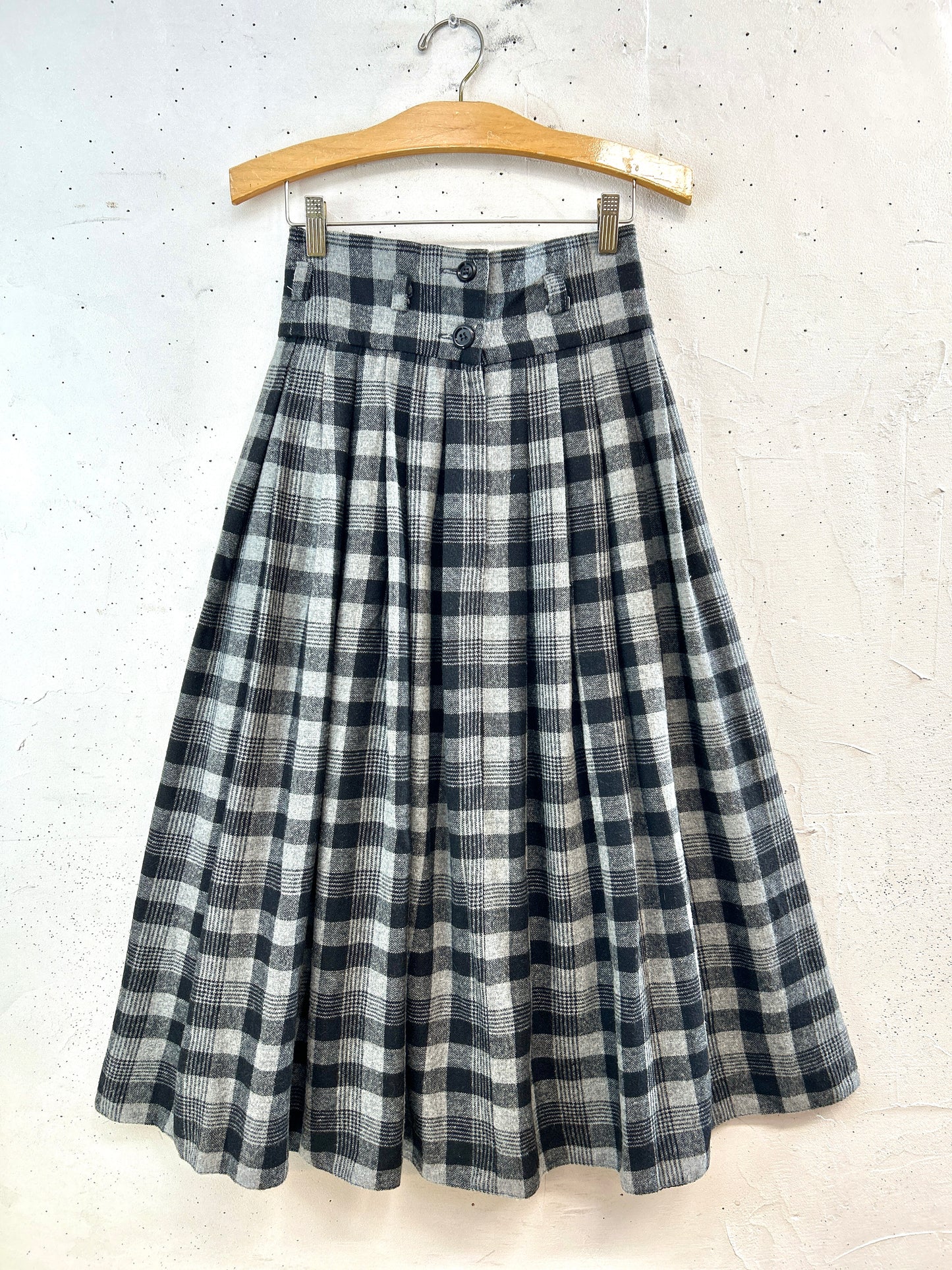 Vintage Plaid Skirt   [L31011]