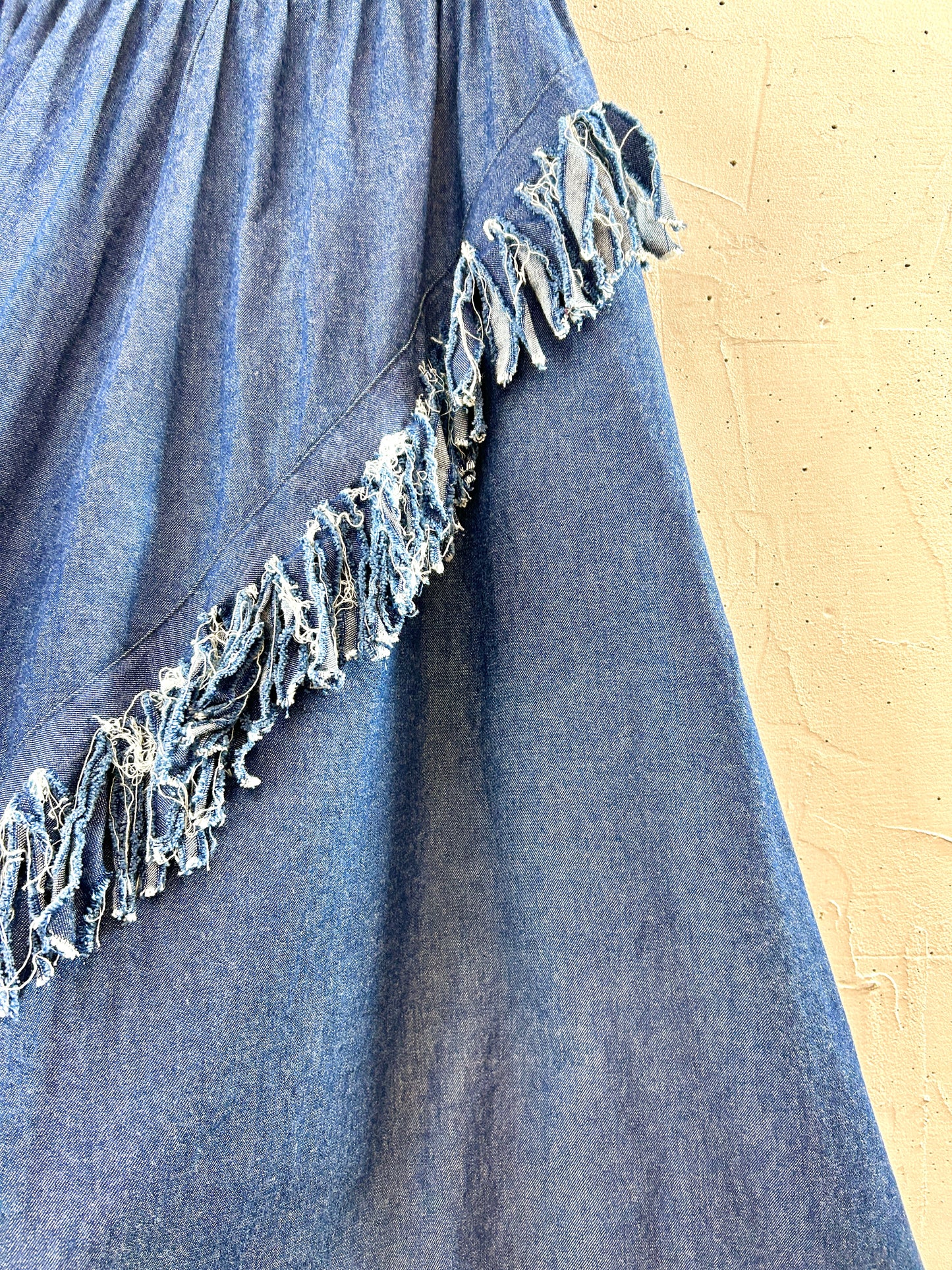 Vintage Denim Skirt [I30265]