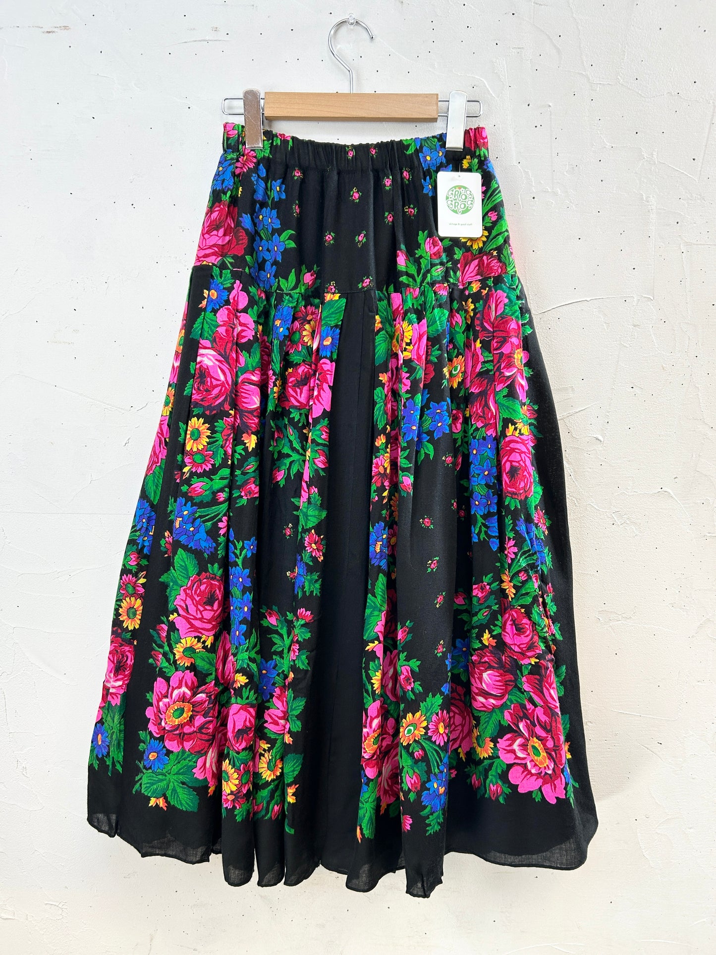 Vintage  Flower Skirt [H30909]
