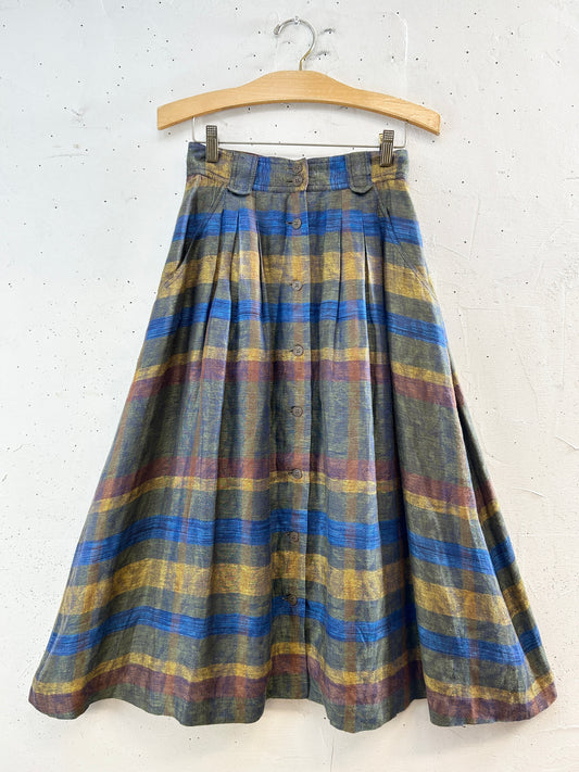 Vintage Check Skirt〜MADE IN ITALY〜 [K30806]