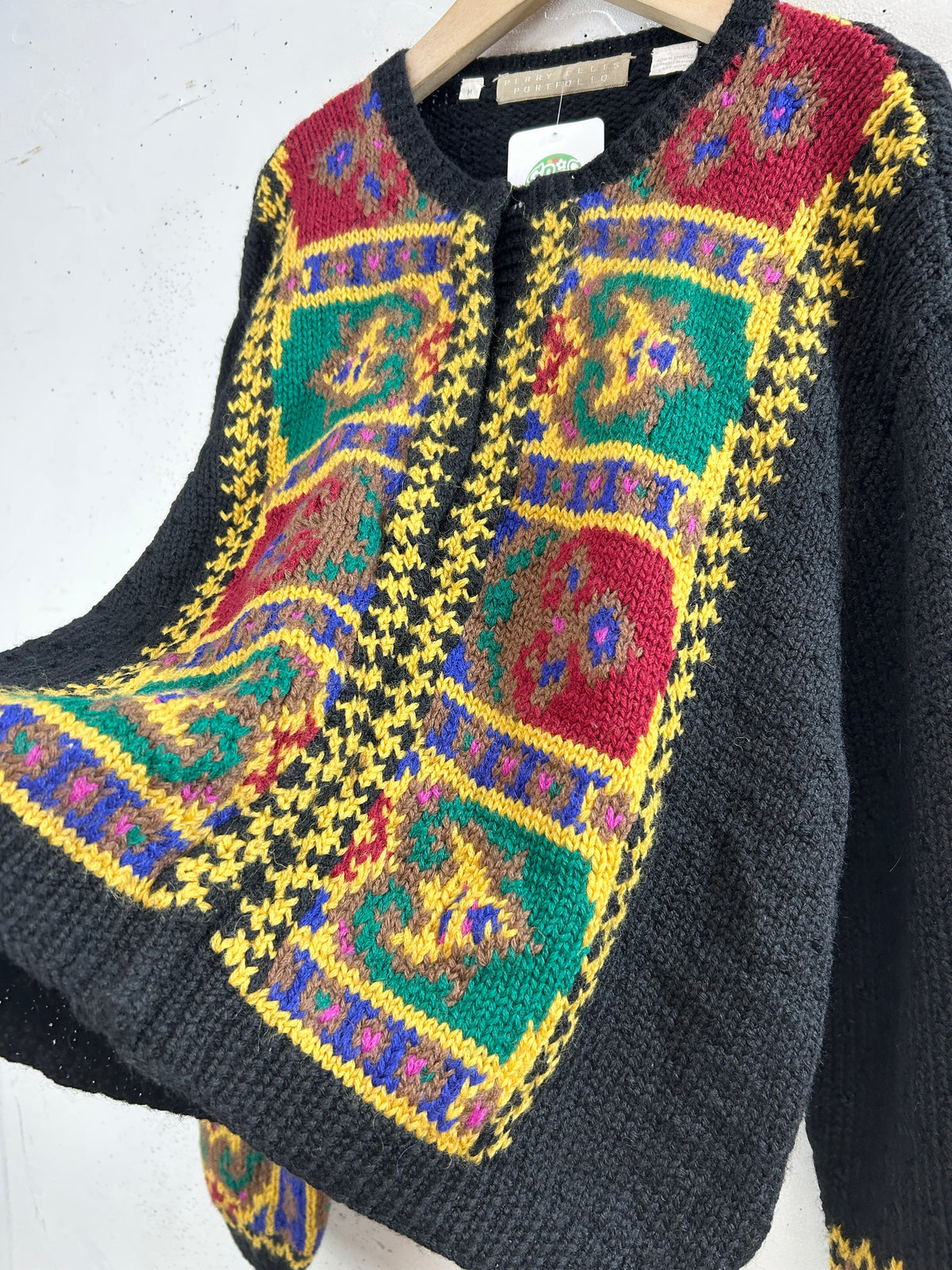Vintage Knit Cardigan [J34132]