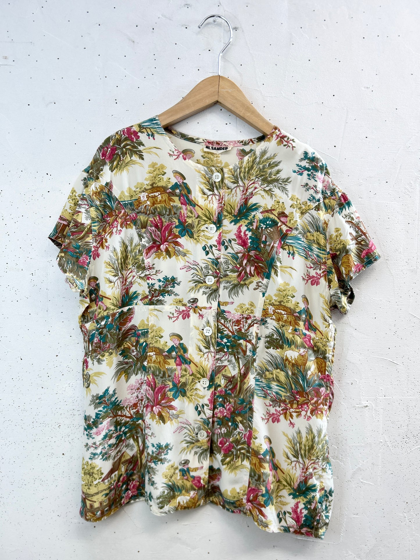 Vintage Silk Shirt 〜JIL SANDER〜 [B31609]