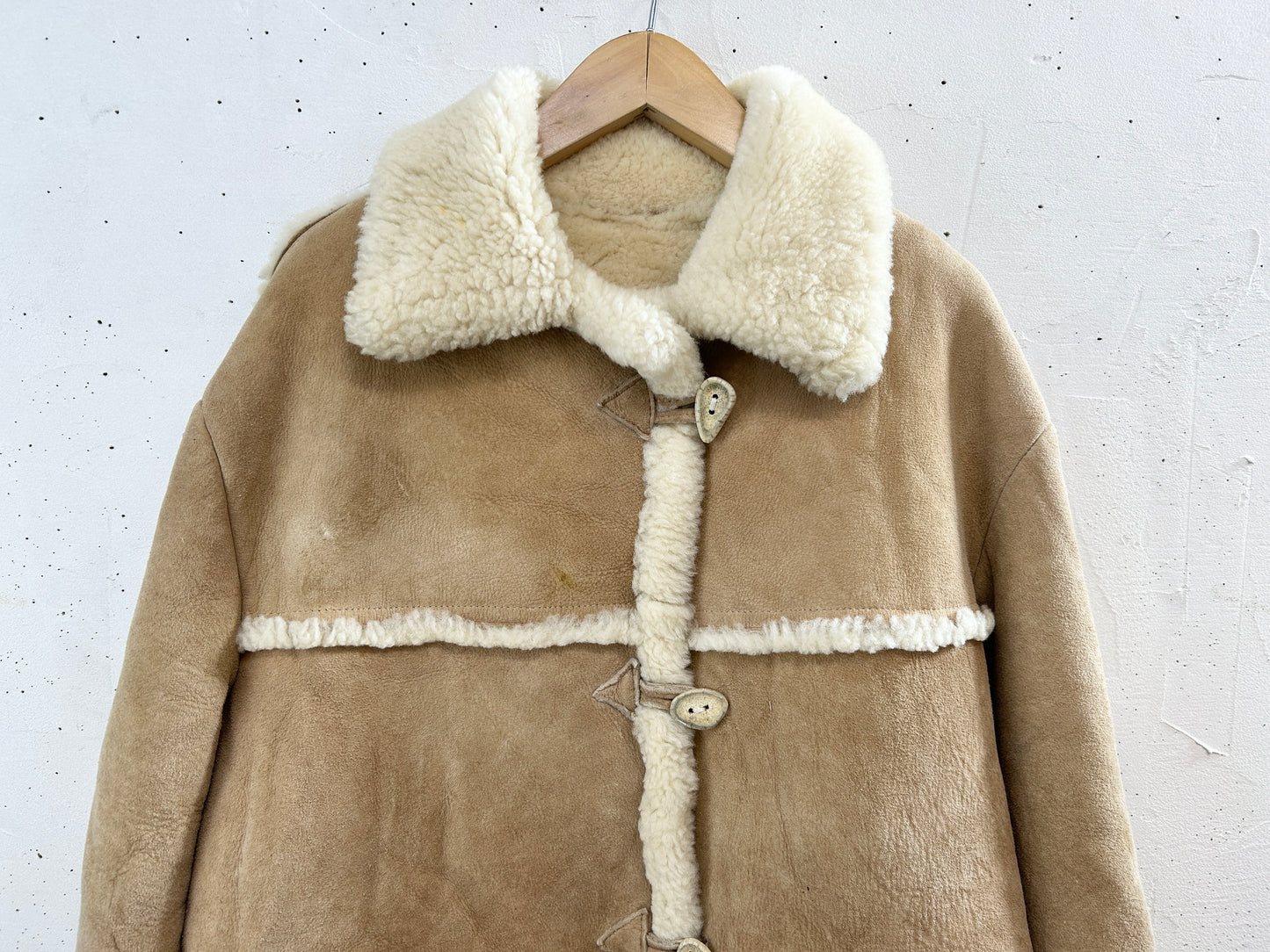 Vintage Mouton Coat [L31114]