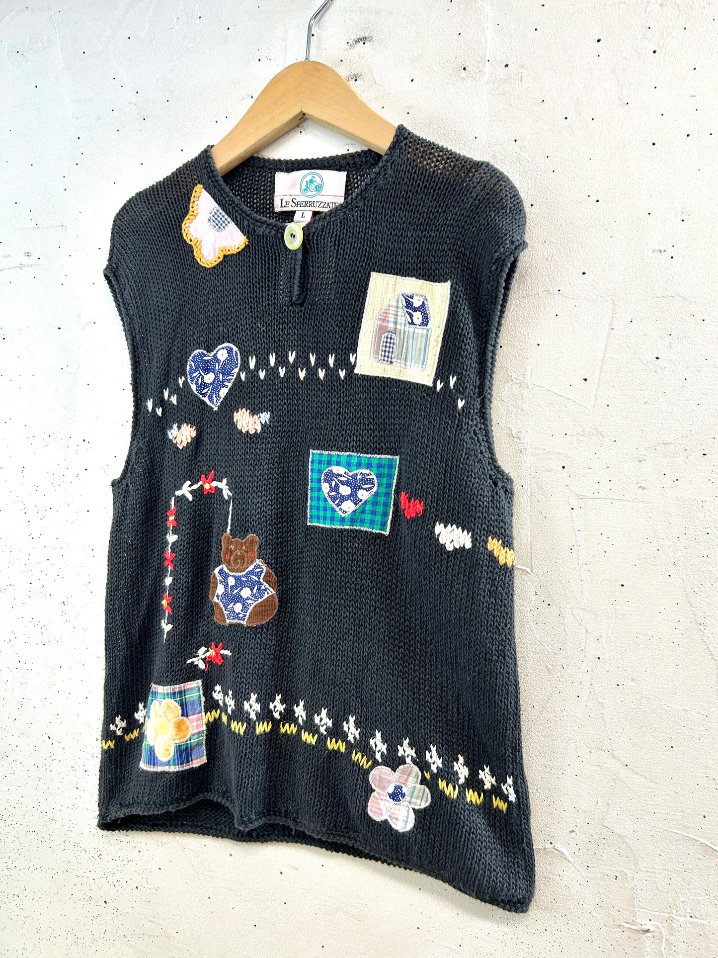 Vintage Knit Vest [D32006]