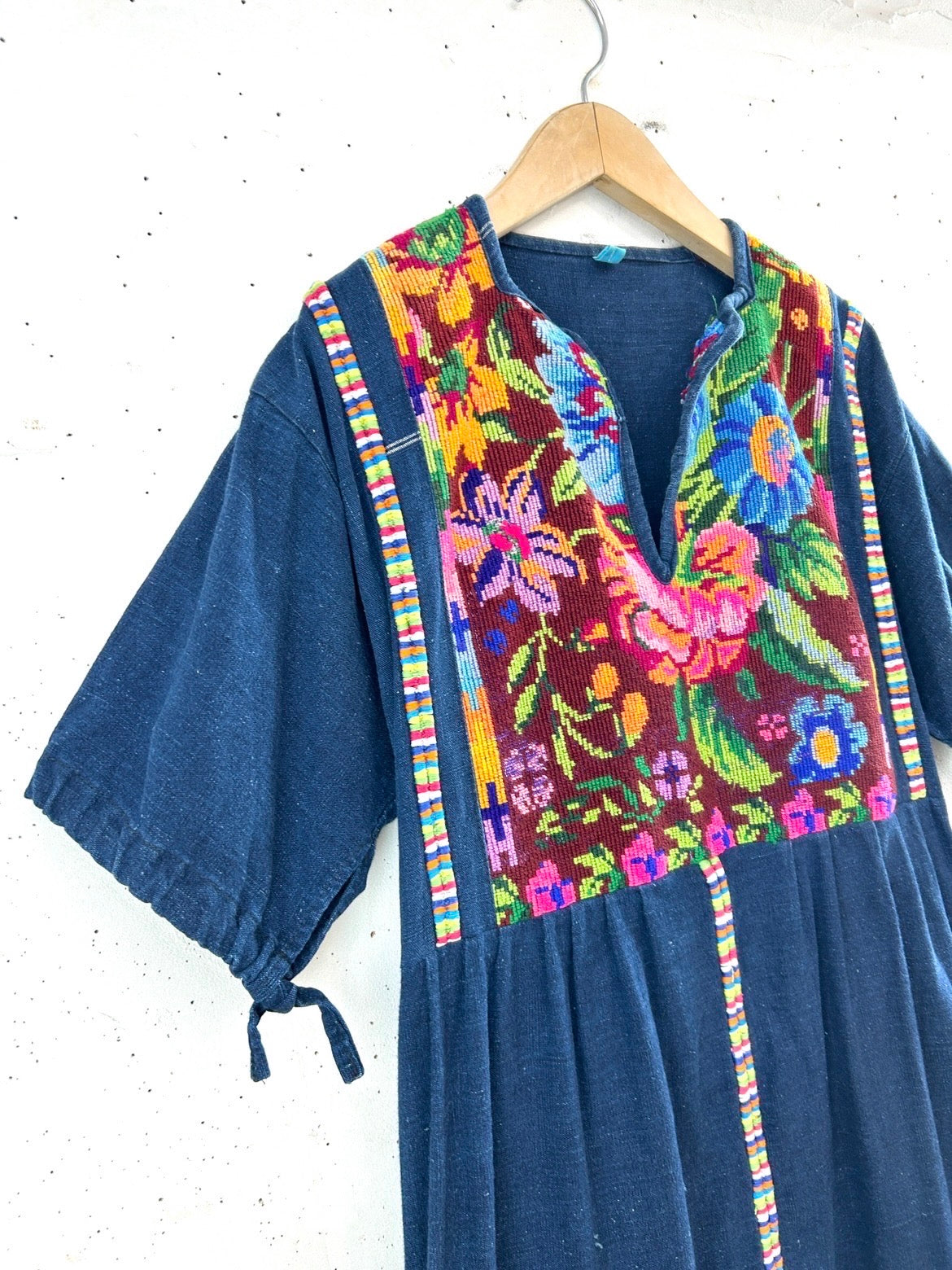 Vintage Guatemala Embroidery Dress[E32376]