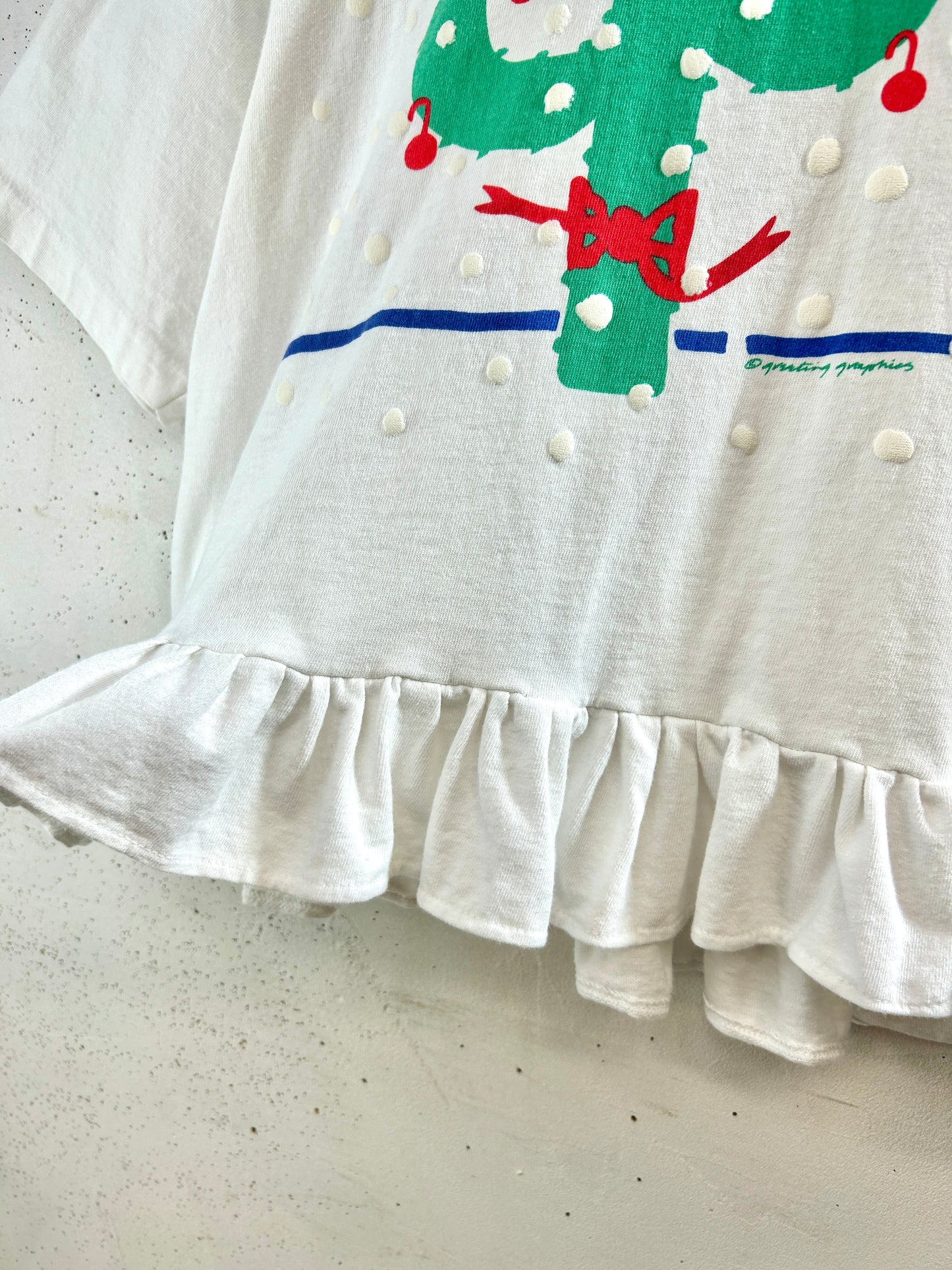 Vintage T Shirt 〜Funny dot CRAZY〜 [F32689]