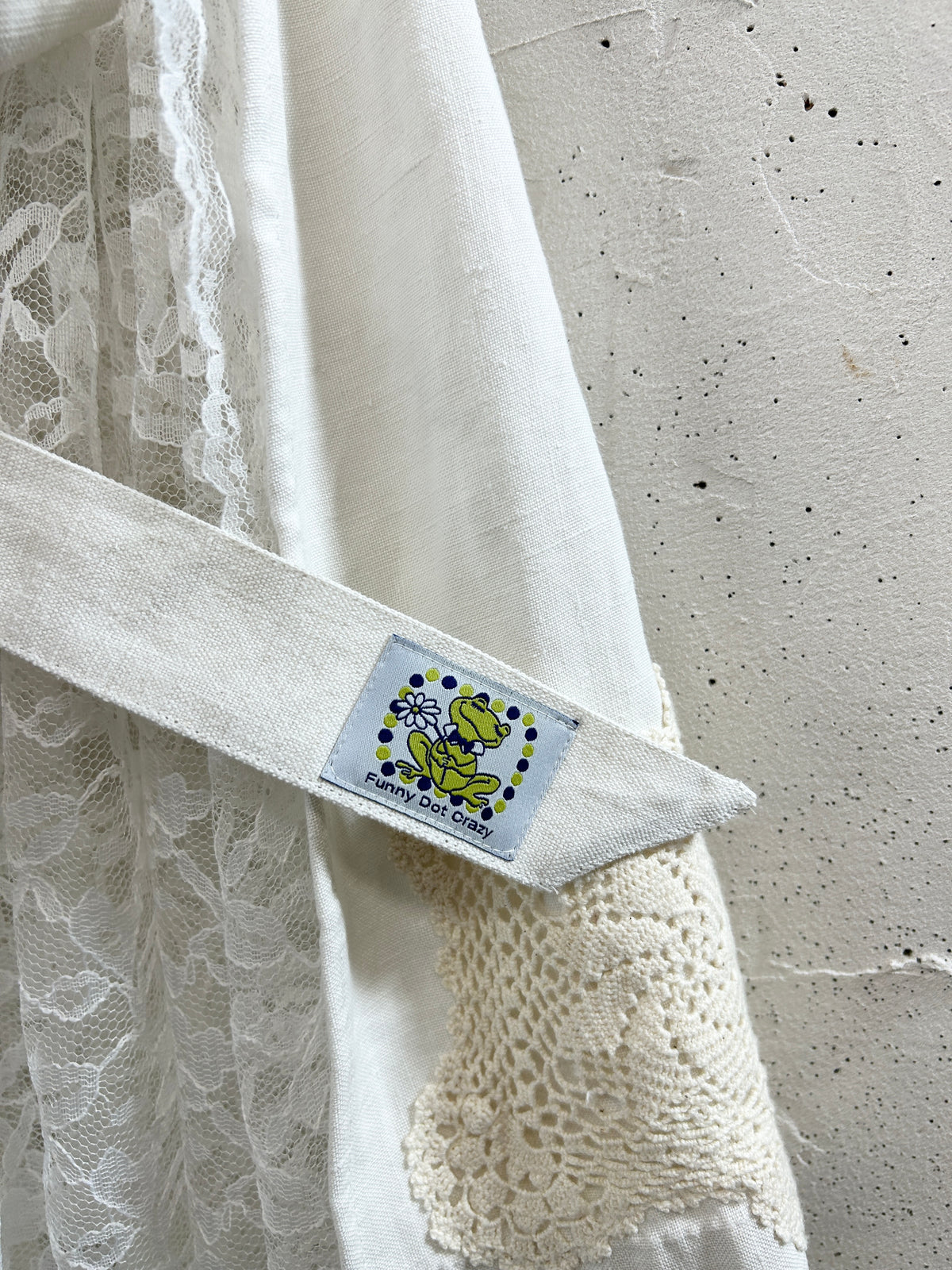 Vintage Apron 〜Funny dot CRAZY〜 [I33857]