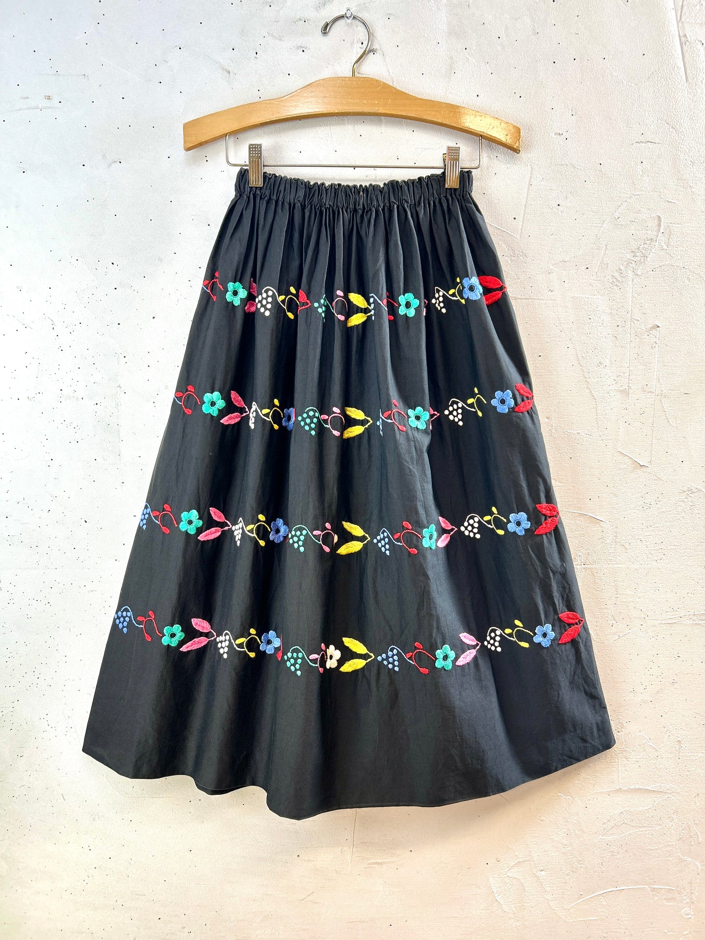 Vintage Embroidery Skirt [H30812]