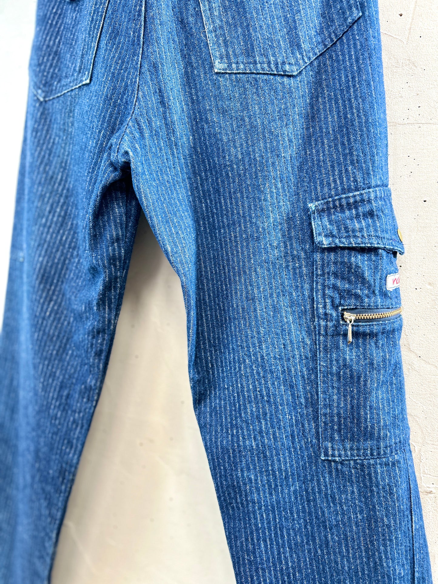 Vintage Denim Stripe Pants  [A31316]