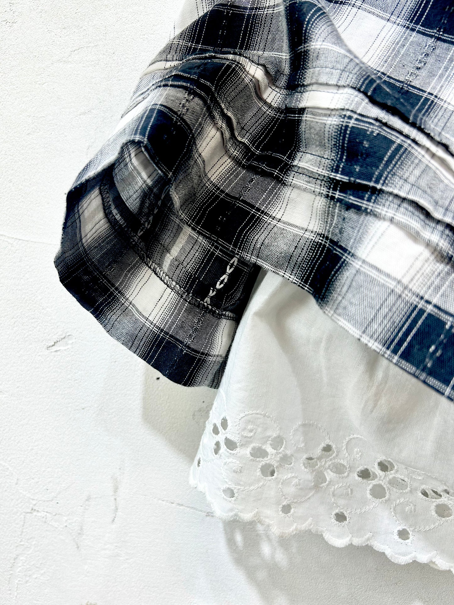 Vintage Tyrol Plaid Skirt [H24719]