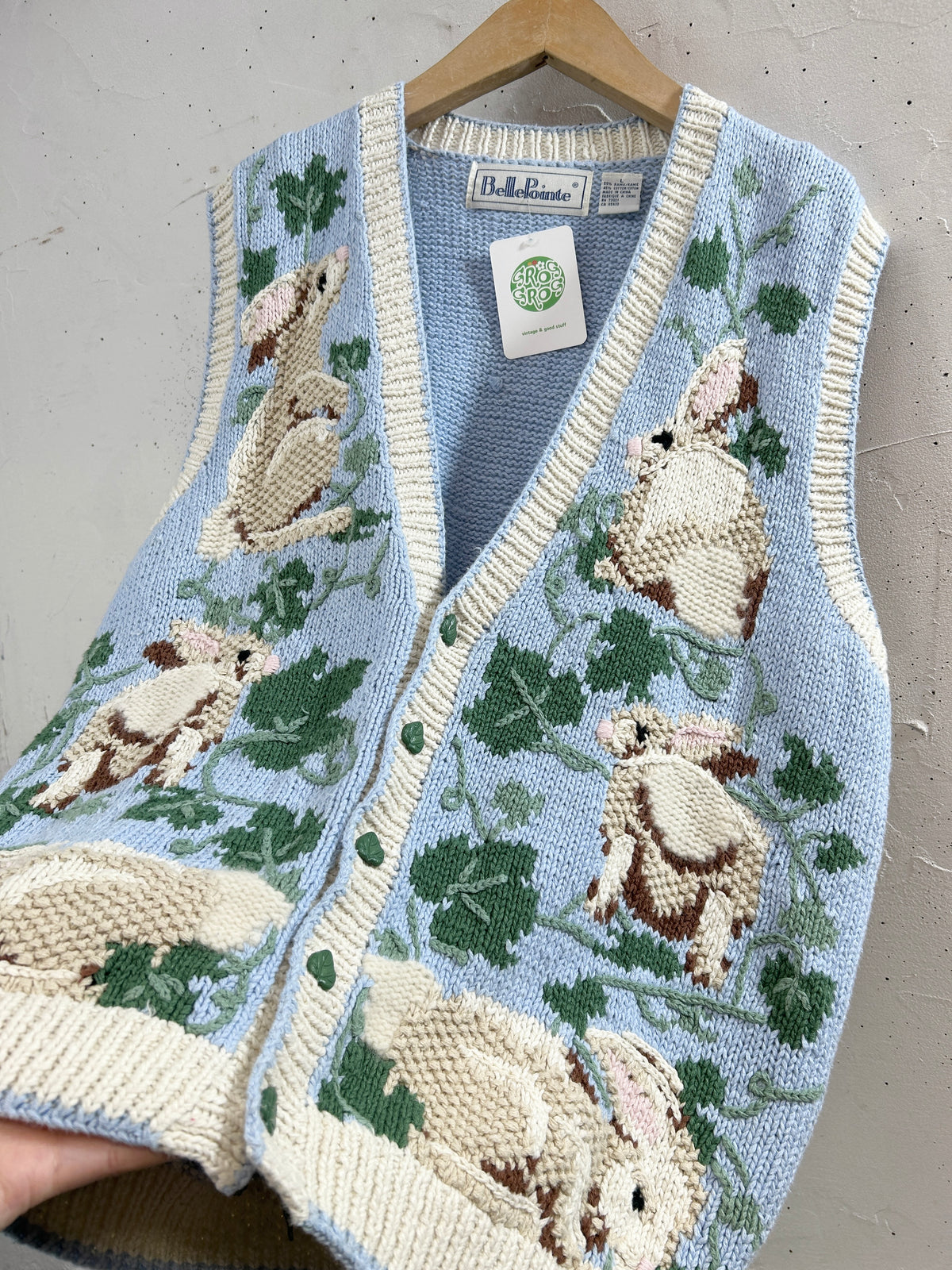 Vintage Knit Vest [J34178]