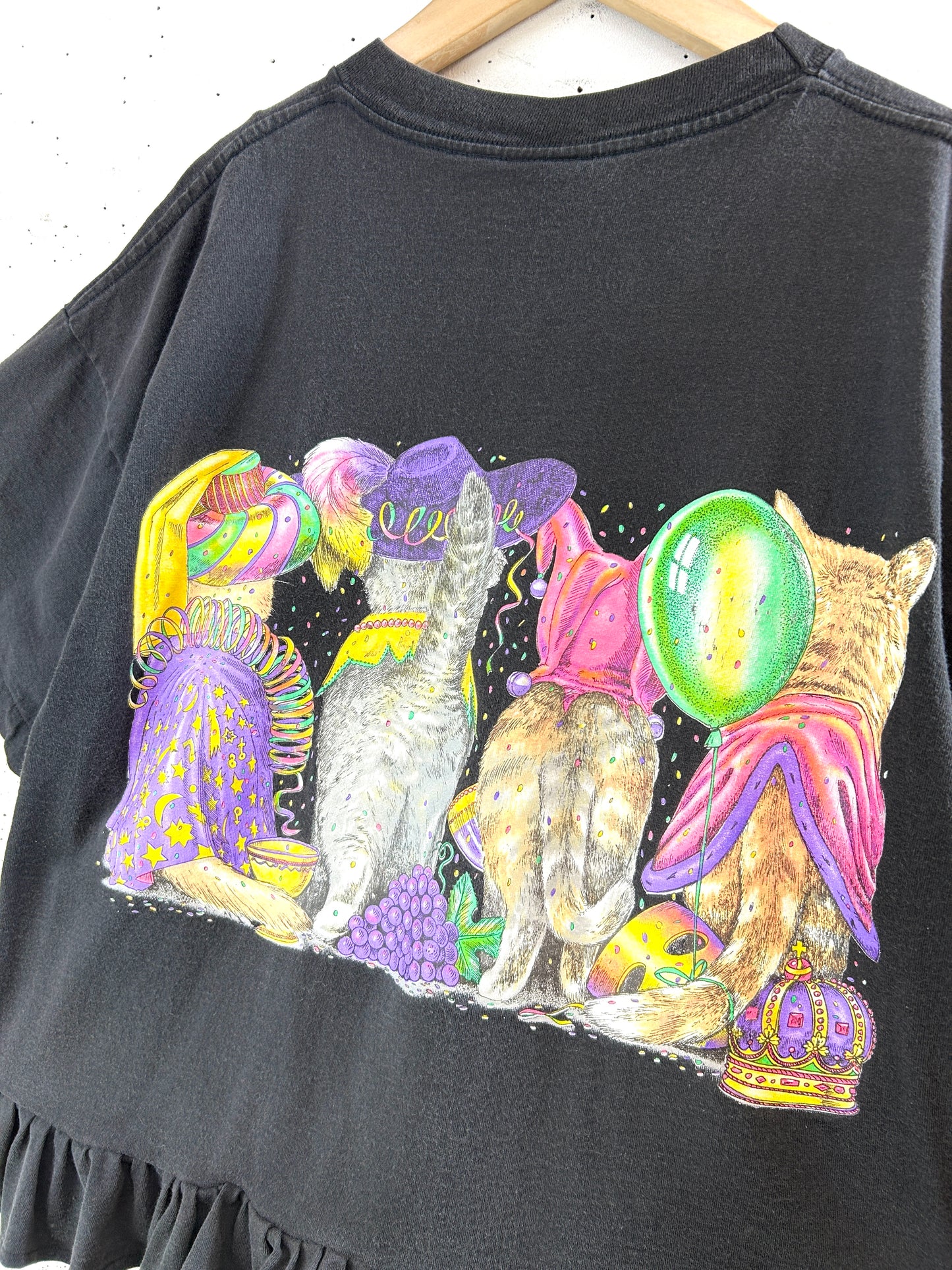 Vintage T Shirt 〜Funny dot CRAZY〜 [F32746]