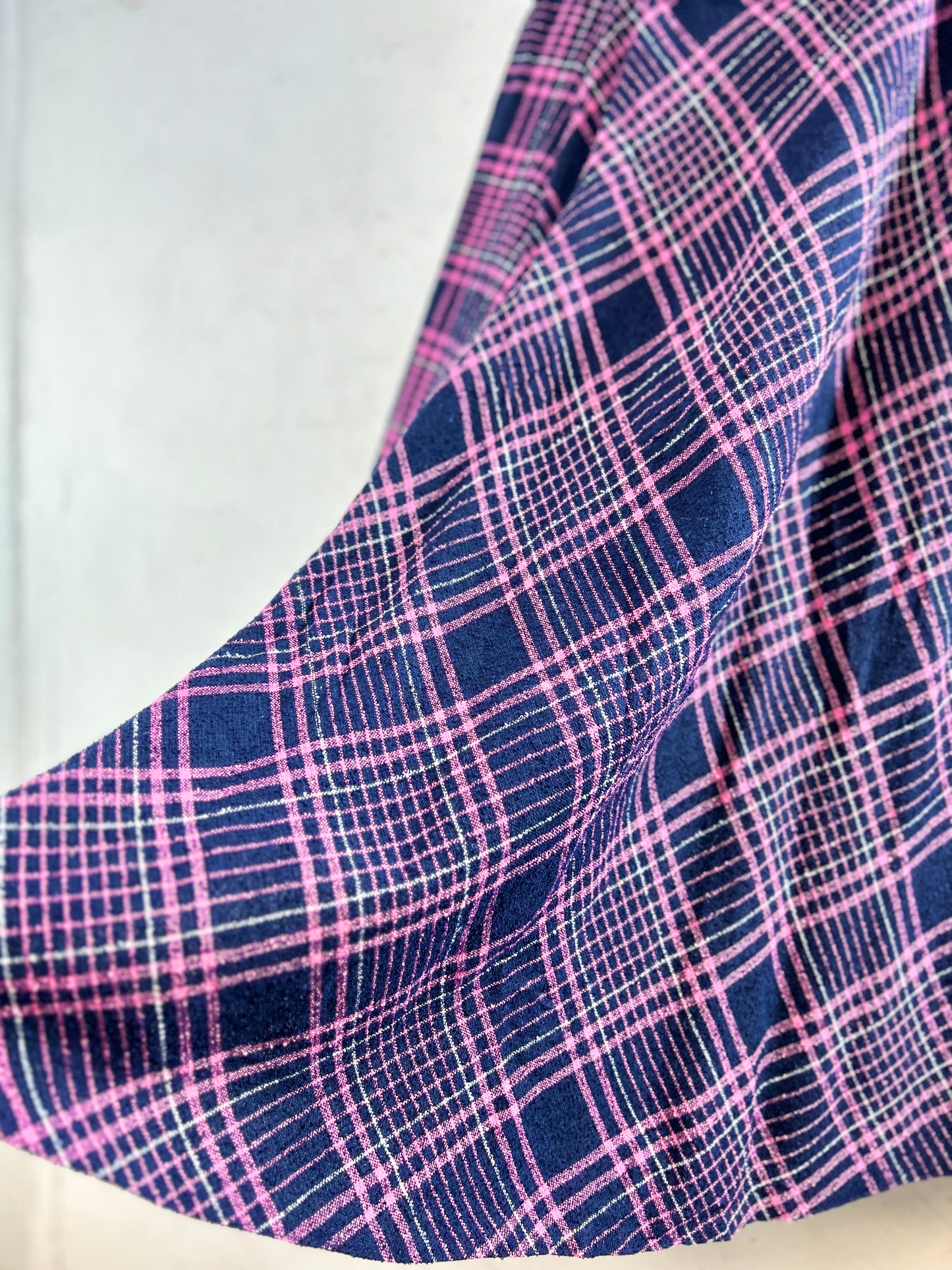 Vintage Plaid Skirt 〜BERTONE〜  [L30968]