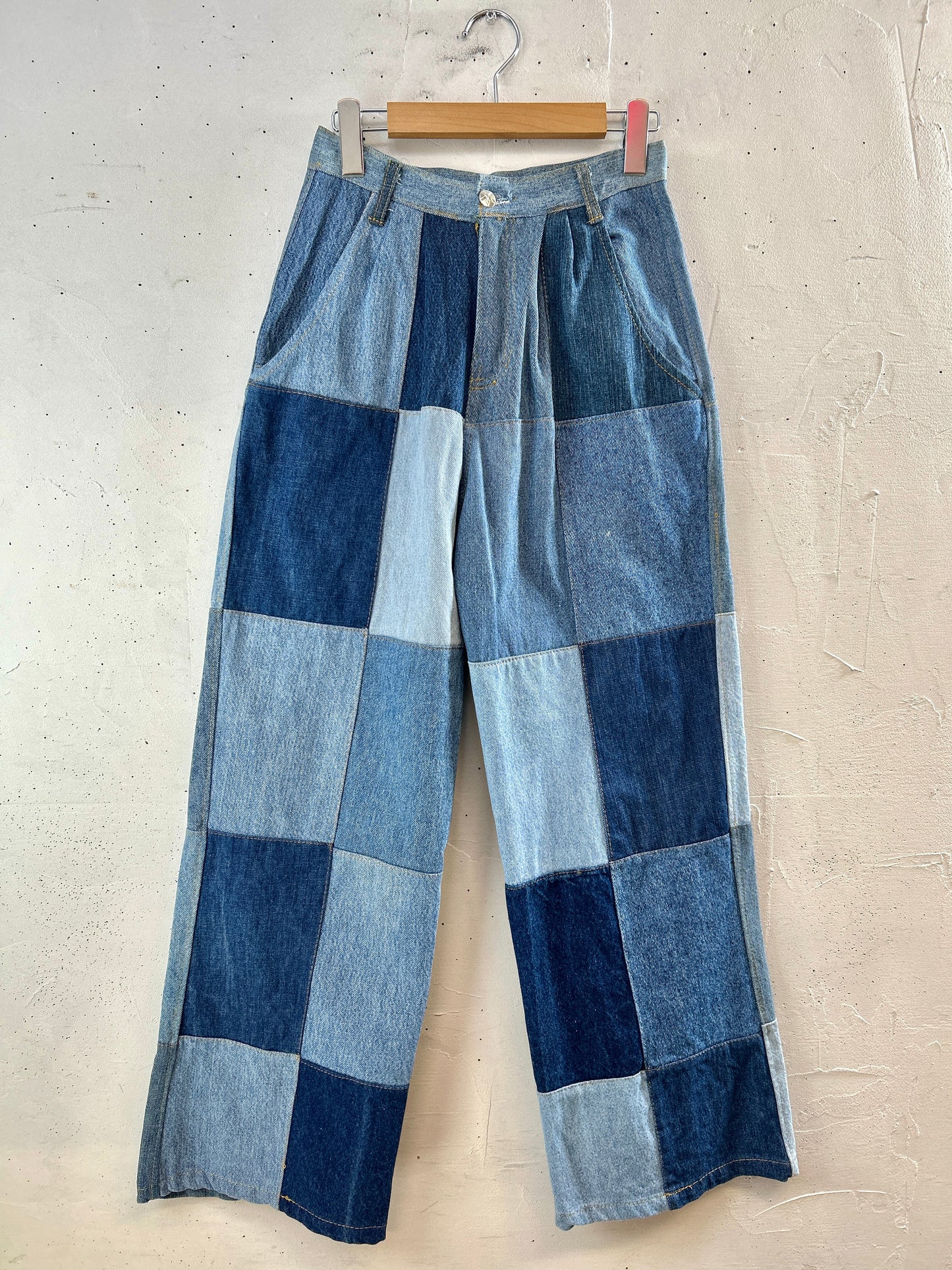 Vintage Patchwork Denim Pants [L30947]