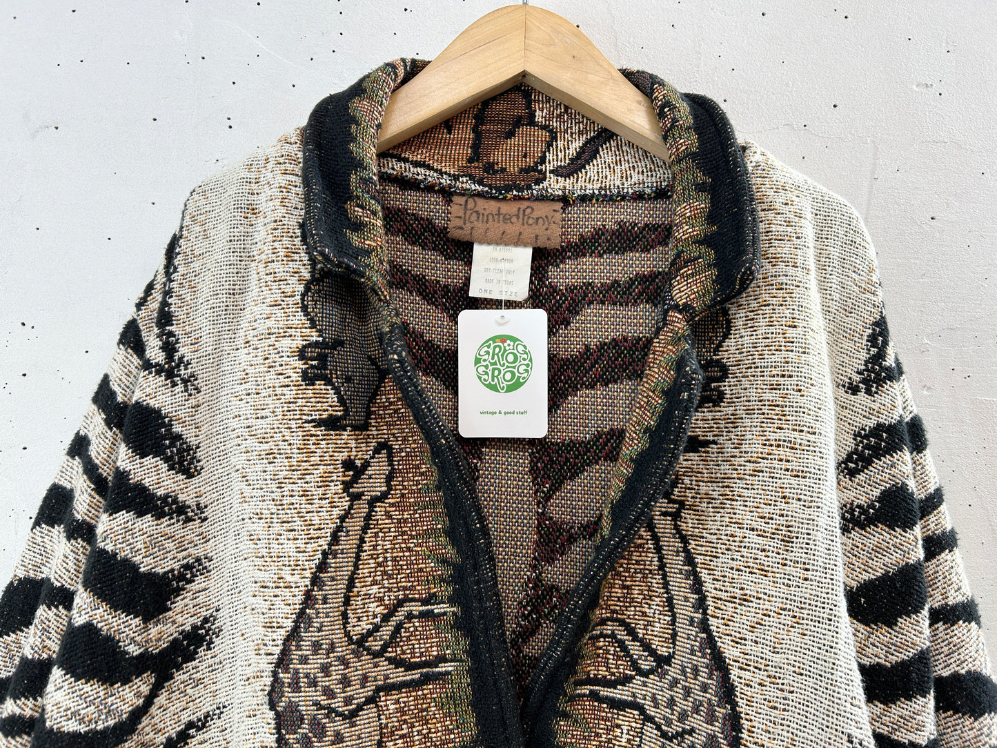 Vintage Rug Jacket 〜Painted Pony〜 [B31486]