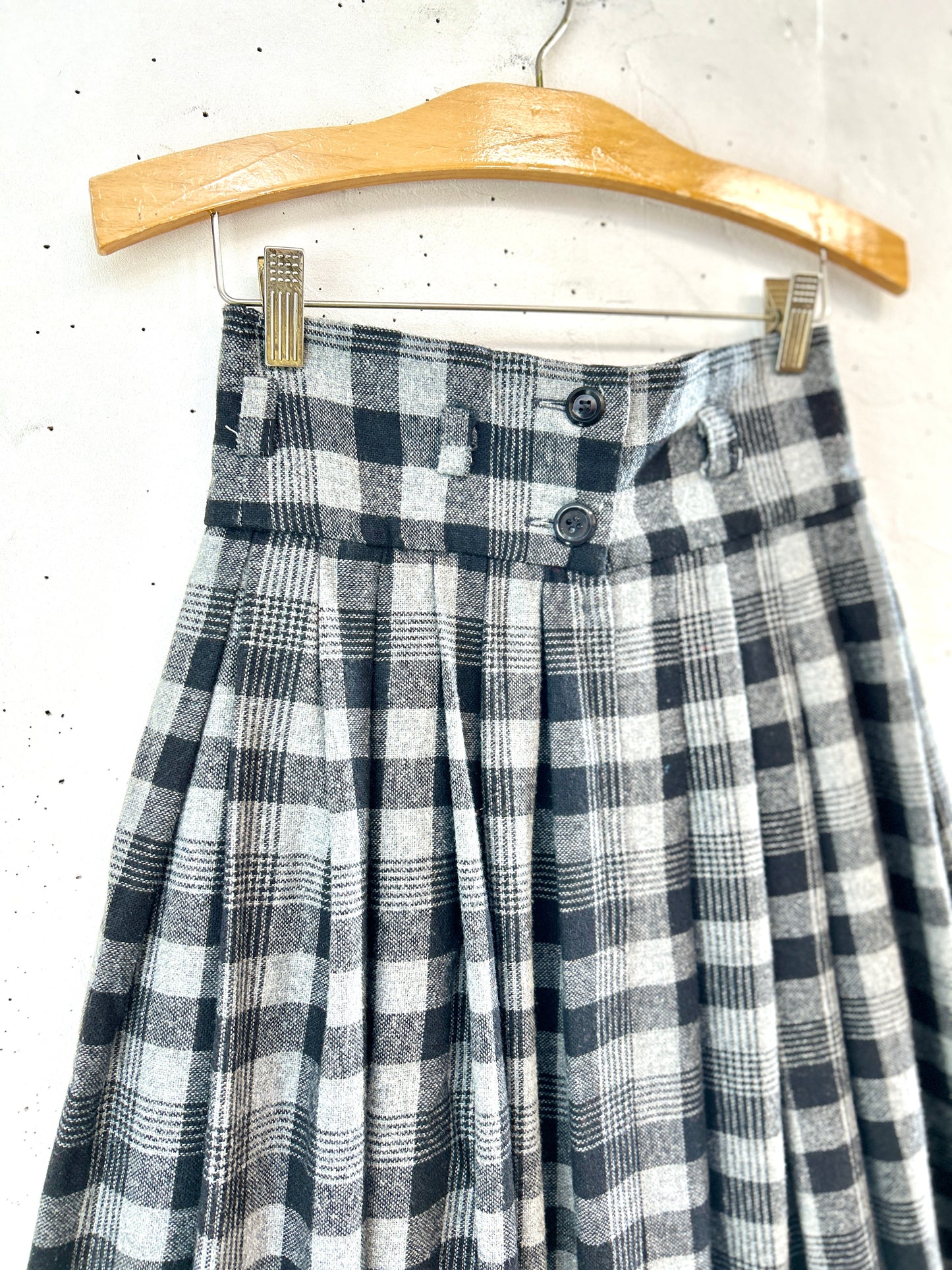 Vintage Plaid Skirt   [L31011]