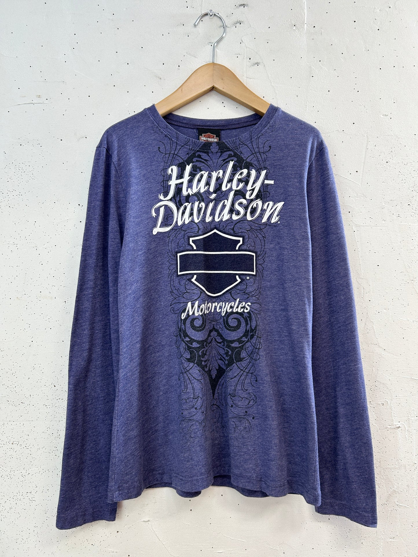 Vintage Long Sleeve Shirt 〜Harley Davidson〜 [H33516]