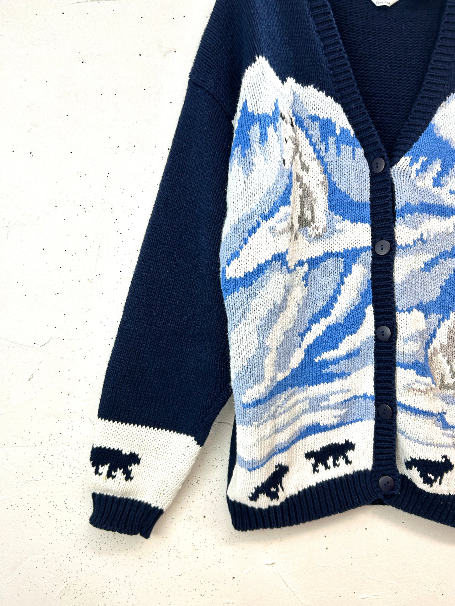 Vintage Hand Knit Cardigan [L31160]