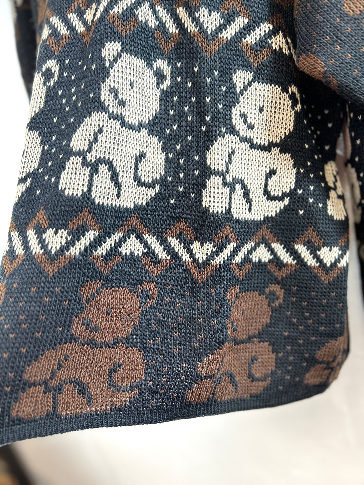 Vintage Fancy Knit Sweater 〜SEPARATE ISSUE〜 Made in USA [K30834]