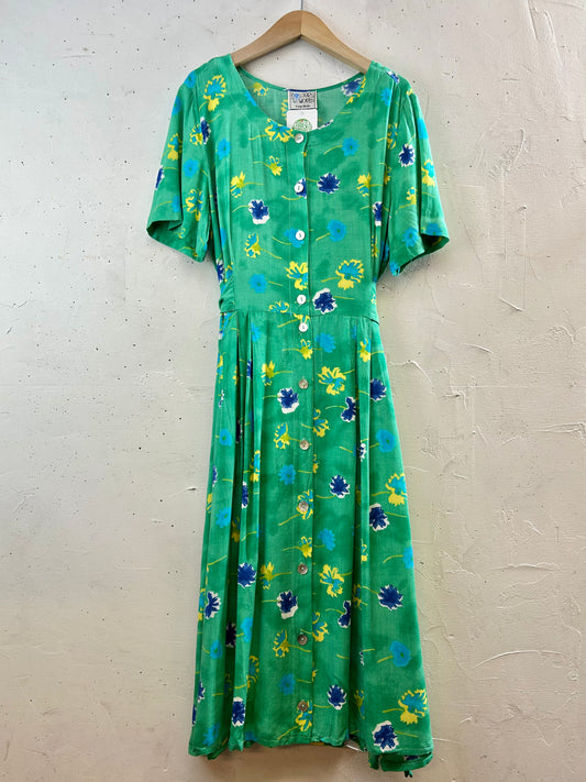 Vintage Viscose Dress [G30636]